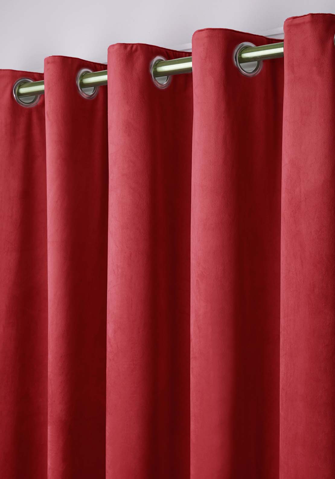 The Home Collection Montreal Blackout Thermal Curtains - Red 2 Shaws Department Stores