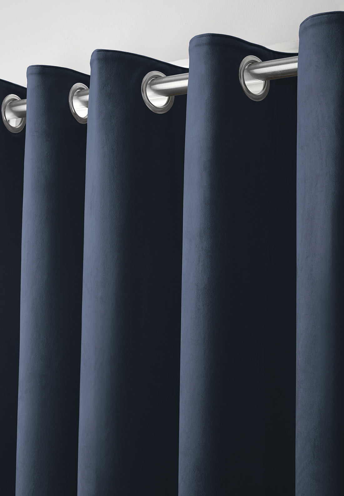 The Home Collection Montreal Blackout Thermal Curtains - Navy 2 Shaws Department Stores