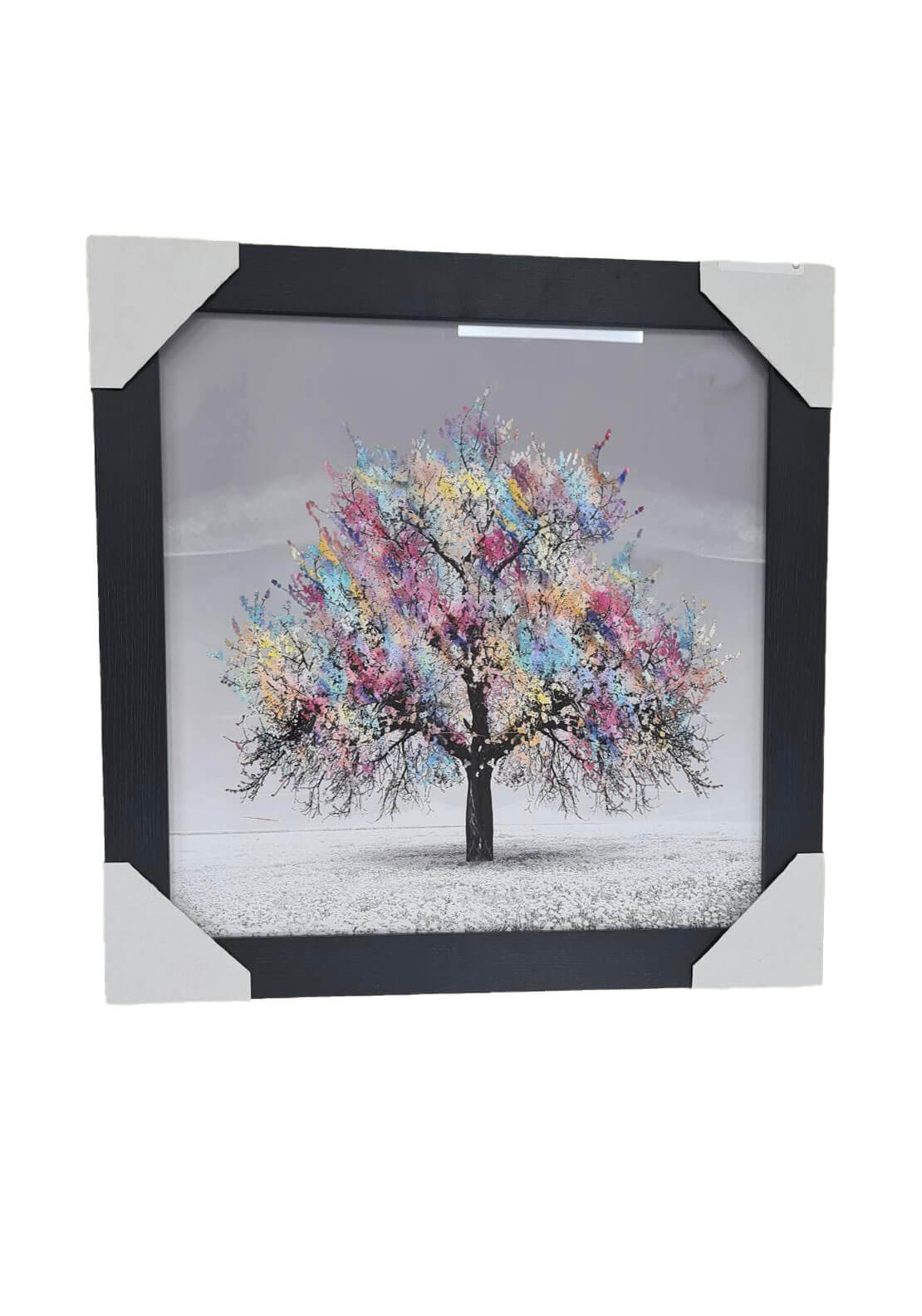 Kavanagh Multi-Coloured Tree Wall Art 47cm x 47cm 1 Shaws Department Stores