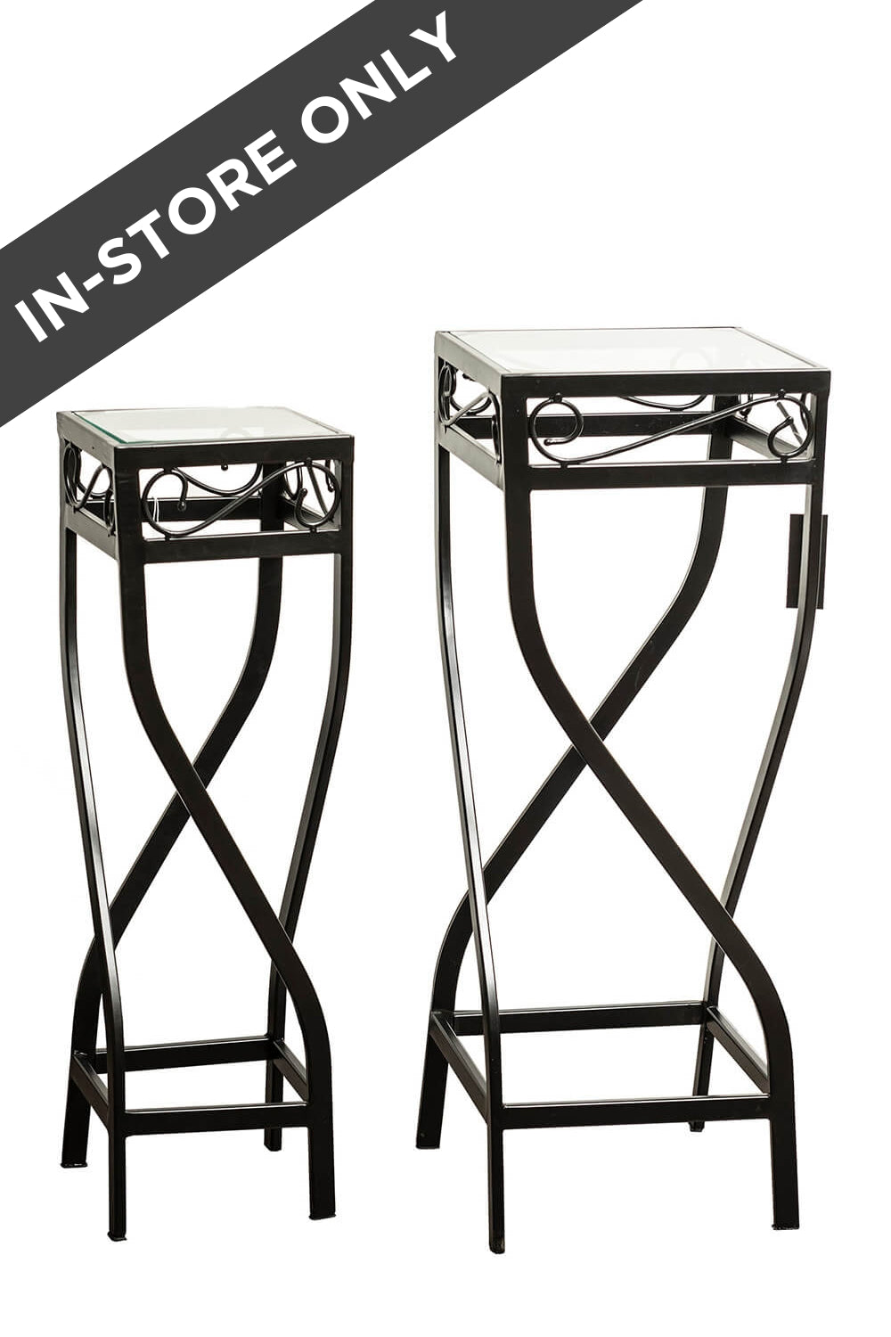Ardmoda Set Of Two Iron Tables