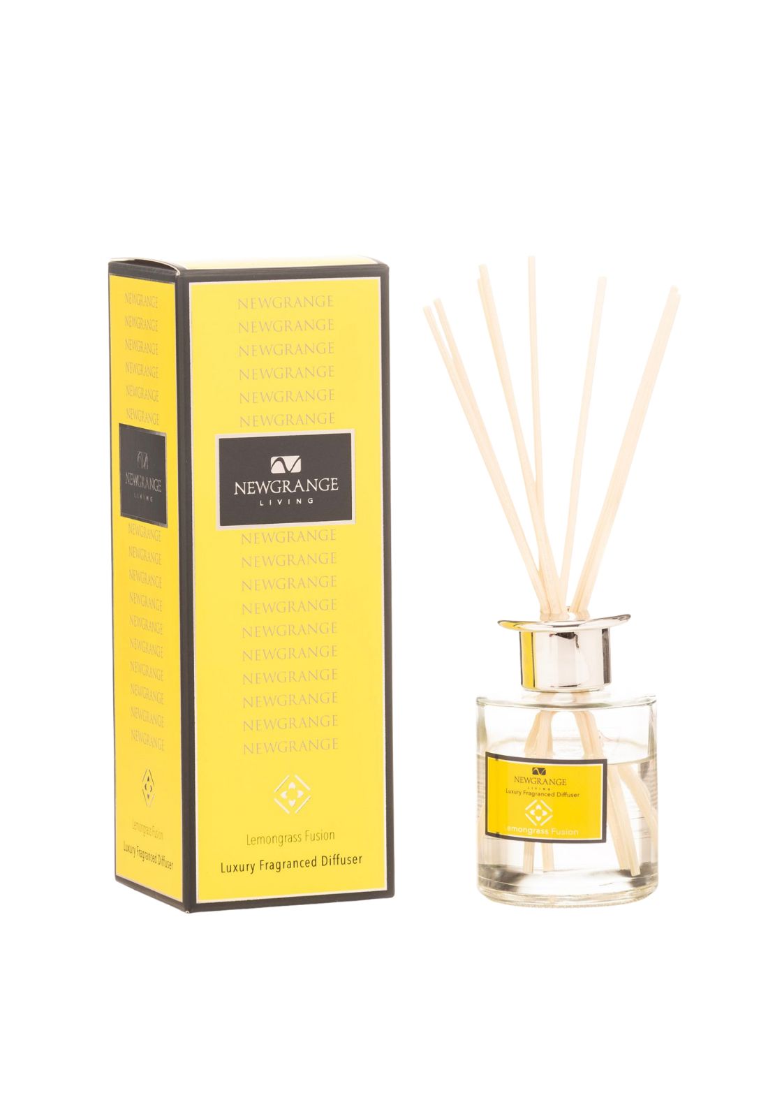 Newgrange Living Luxury Diffuser Lemongrass Fusion - White 1 Shaws Department Stores