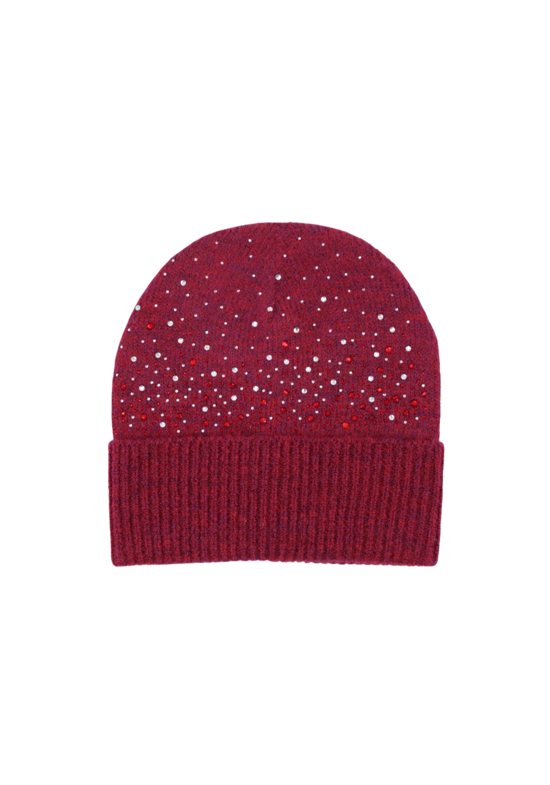 Glitter Beanie Hat - Red
