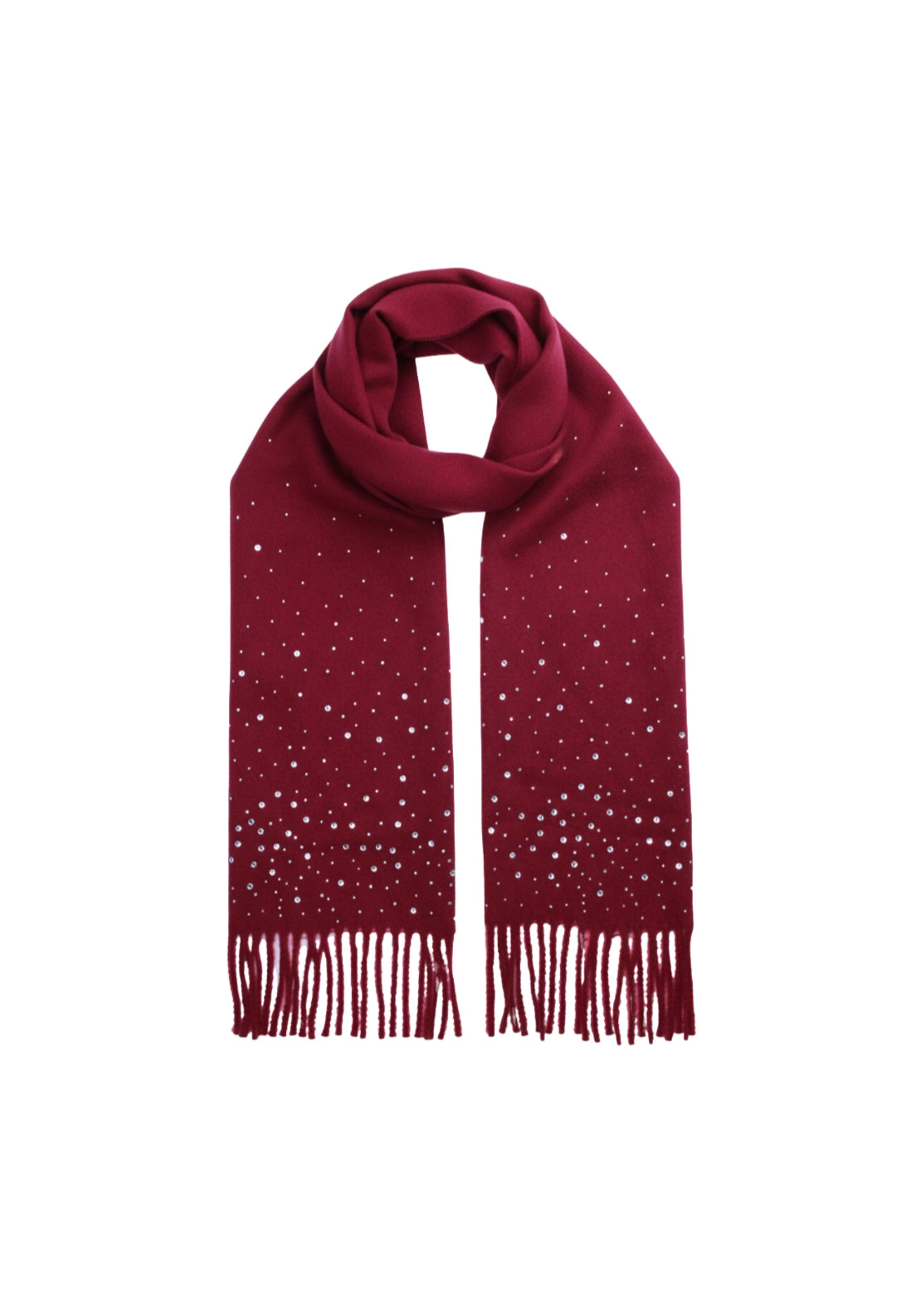 Glitter Scarf - Red