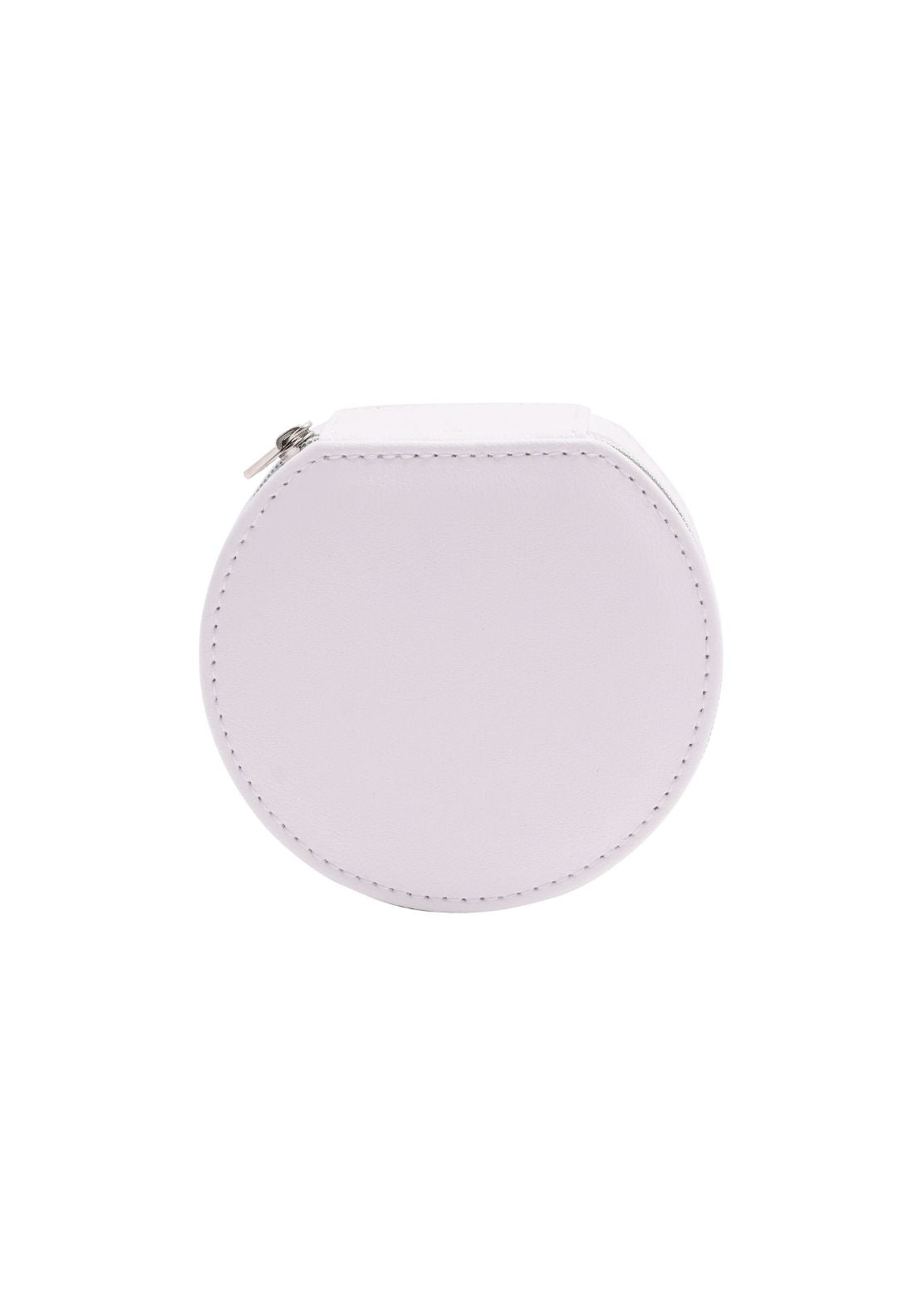 Faux Leather Jewellery Box - White