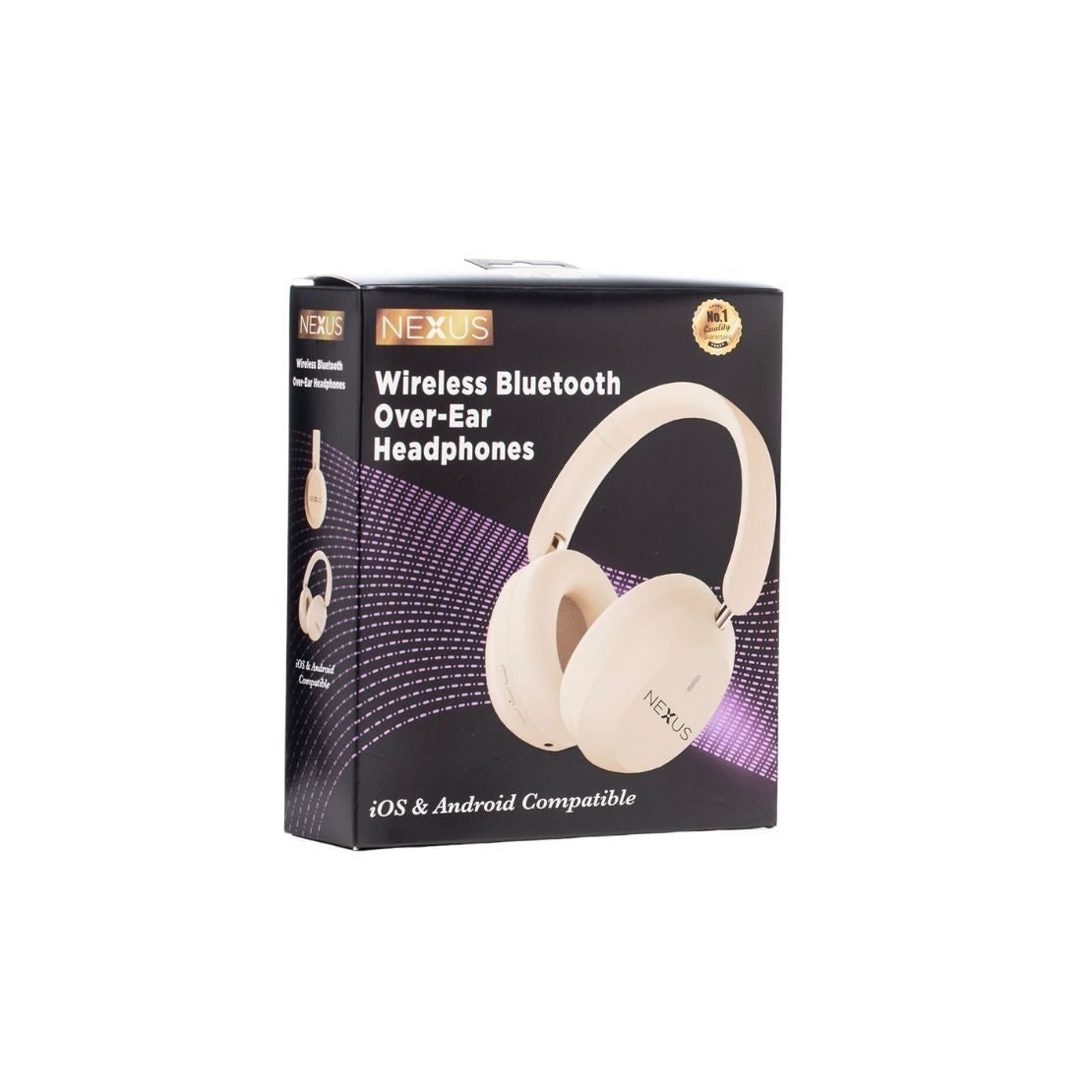 Nexus Wireless Bluetooth Over Ear Headphones - Cream 3 Shaws Department Stores
