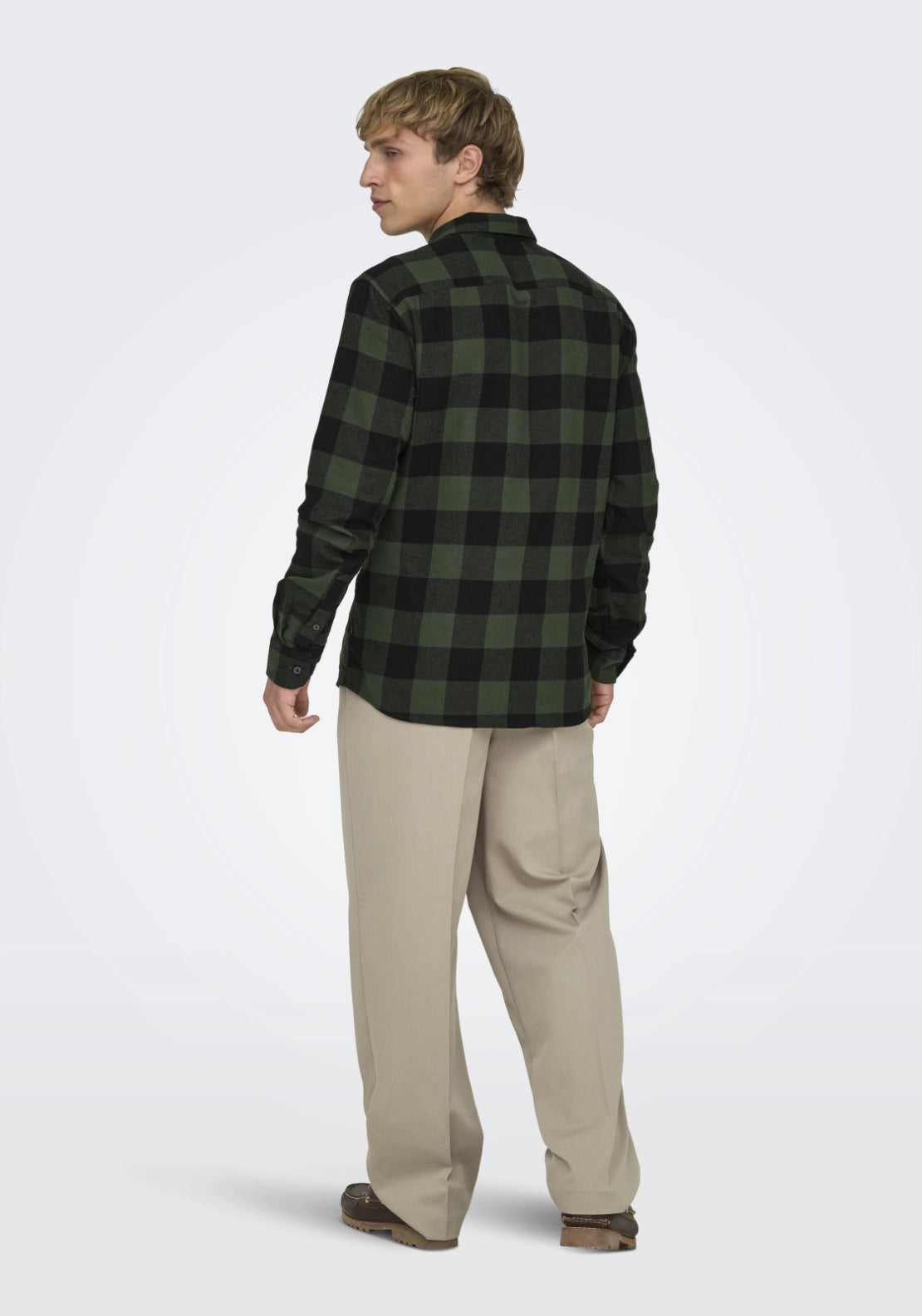 Onsgudmund Check Shirt - Forest Night