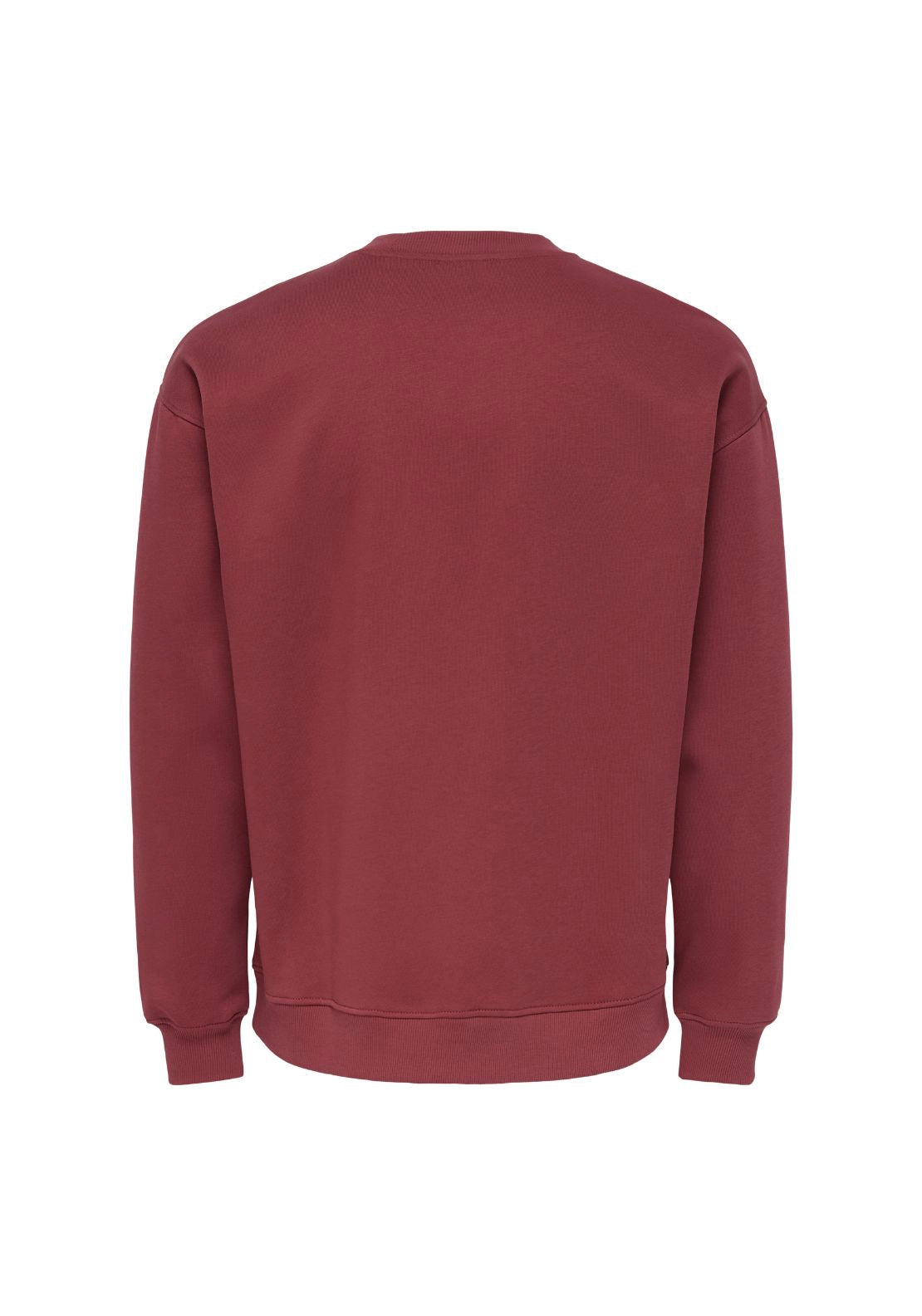 Connor Crew Neck Sweat - Burnt Russet