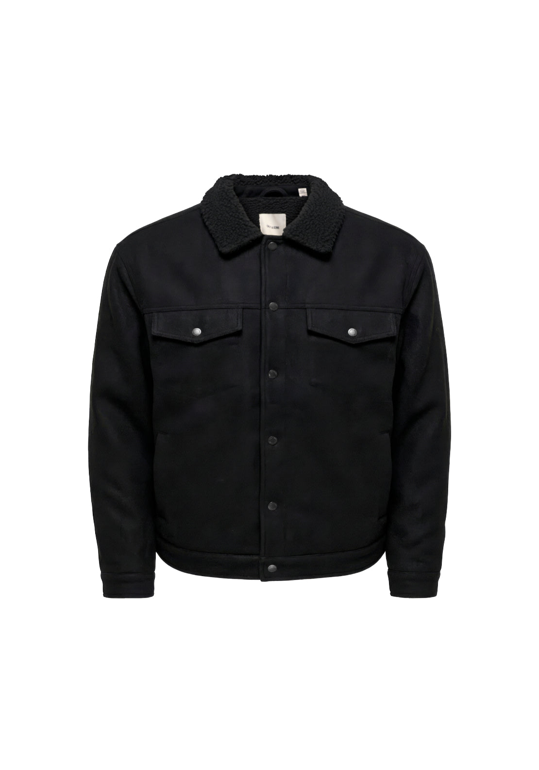 Only & Sons Sullivan Trucker Jacket - Black 1 Shaws Department Stores