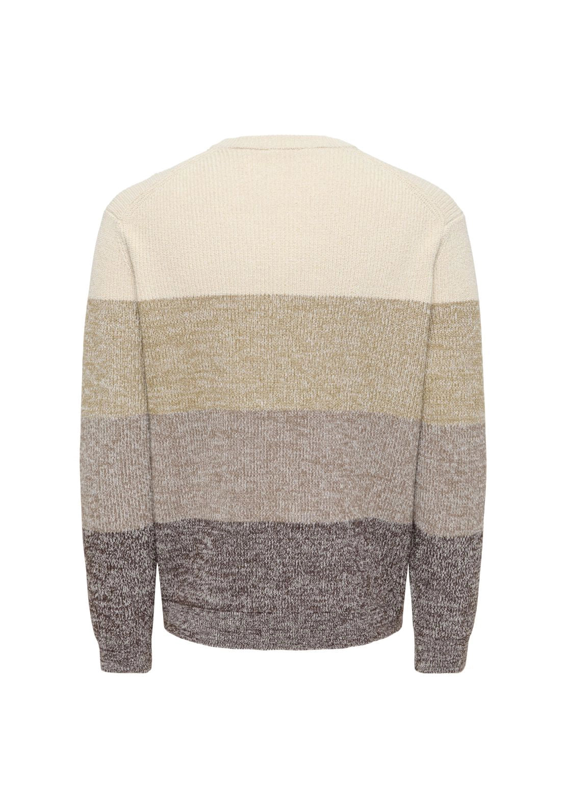 Luca Crew Neck Knit - Coffee Bean