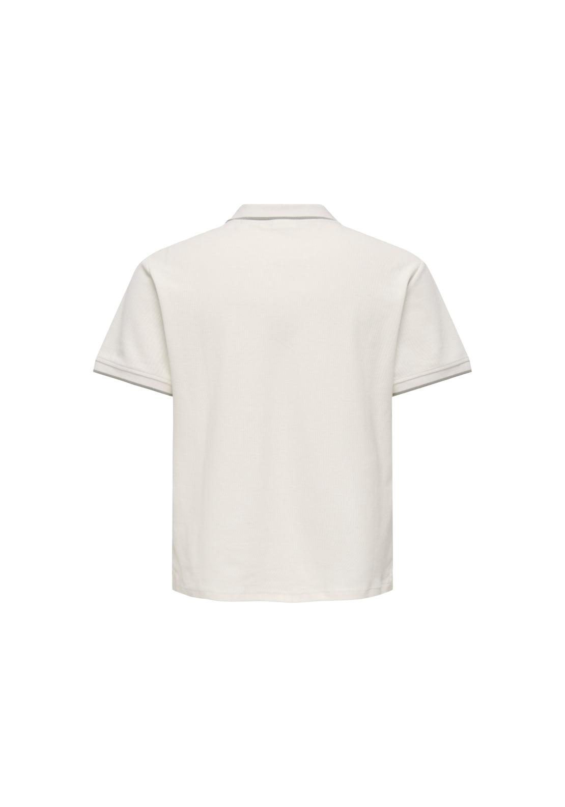Only & Sons Aston Polo Shirt - Egret 2 Shaws Department Stores