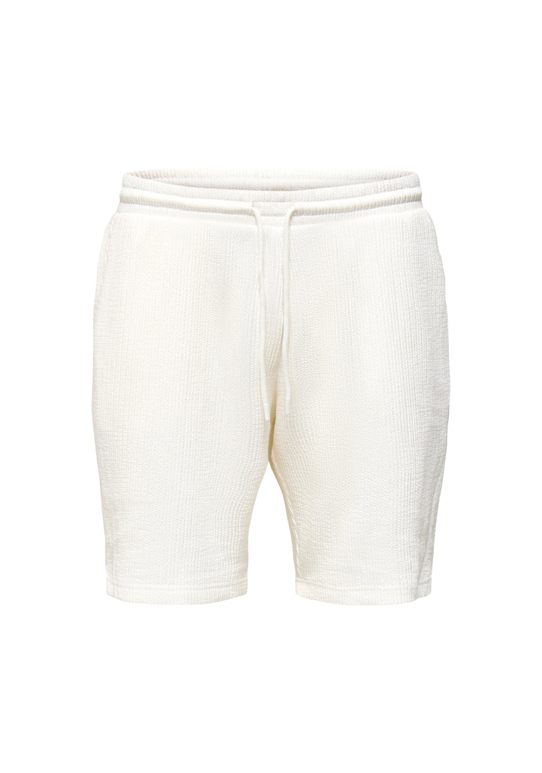 Only & Sons Casual Shorts - Cloud Dancer 1 Shaws Department Stores