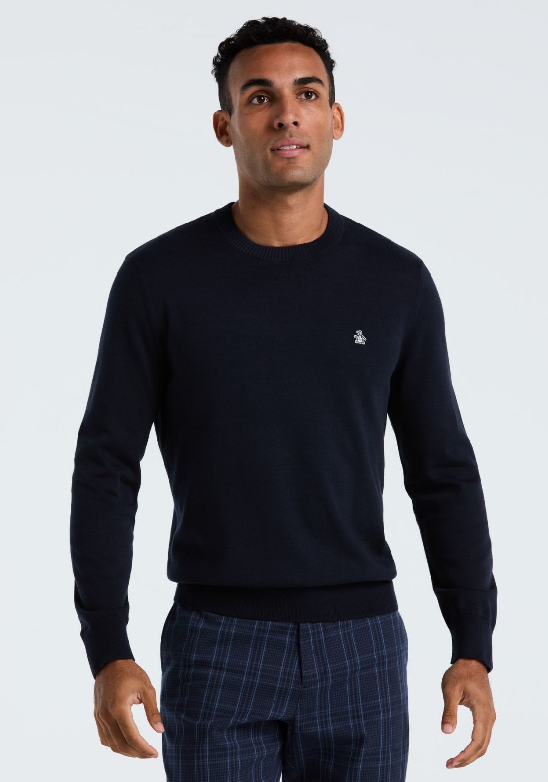 Original Brushed Fleece Sweatshirt with Pete Logo - Dark Sapphire