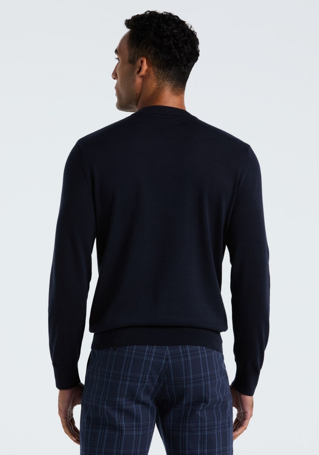 Original Brushed Fleece Sweatshirt with Pete Logo - Dark Sapphire