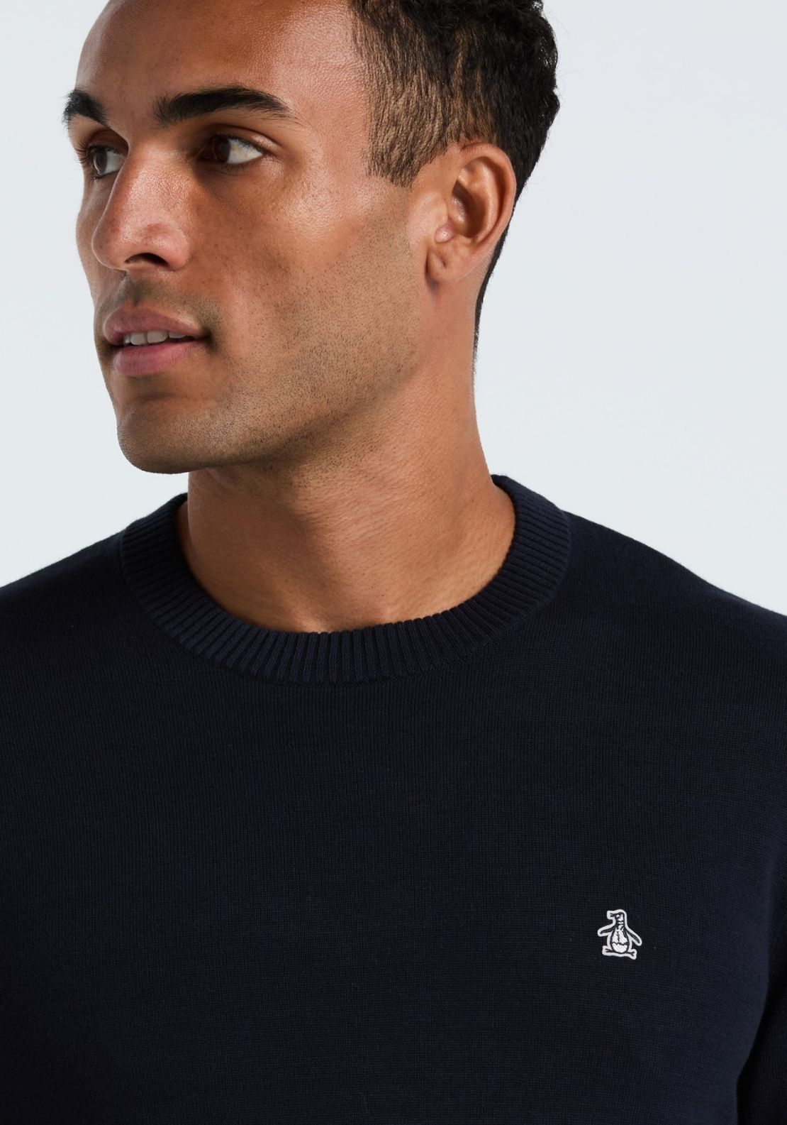 Original Brushed Fleece Sweatshirt with Pete Logo - Dark Sapphire