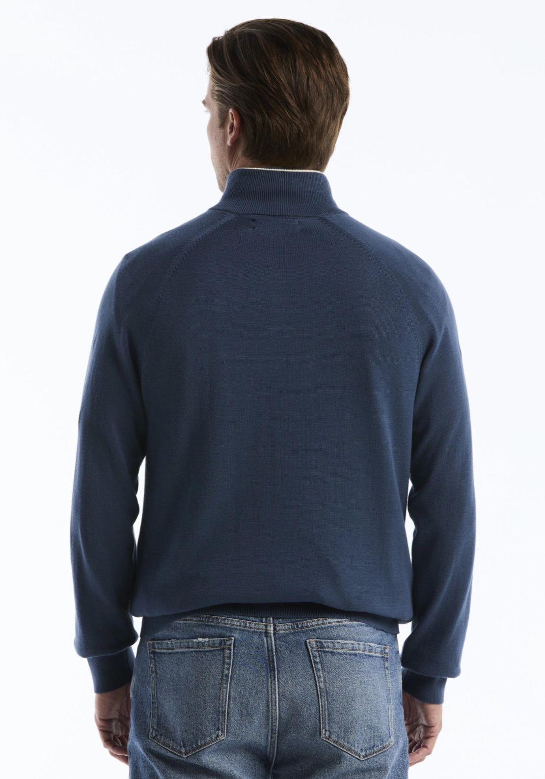 1/4 Zip Sweatshirt - Sargasso Sea