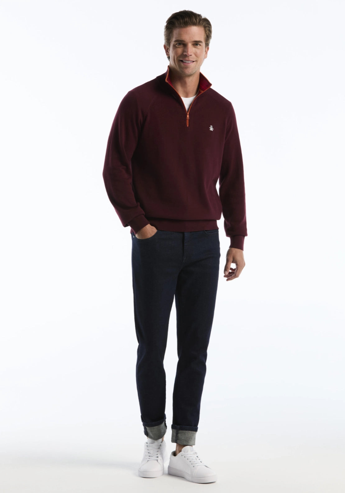 1/4 Zip Sweatshirt - Port Royale