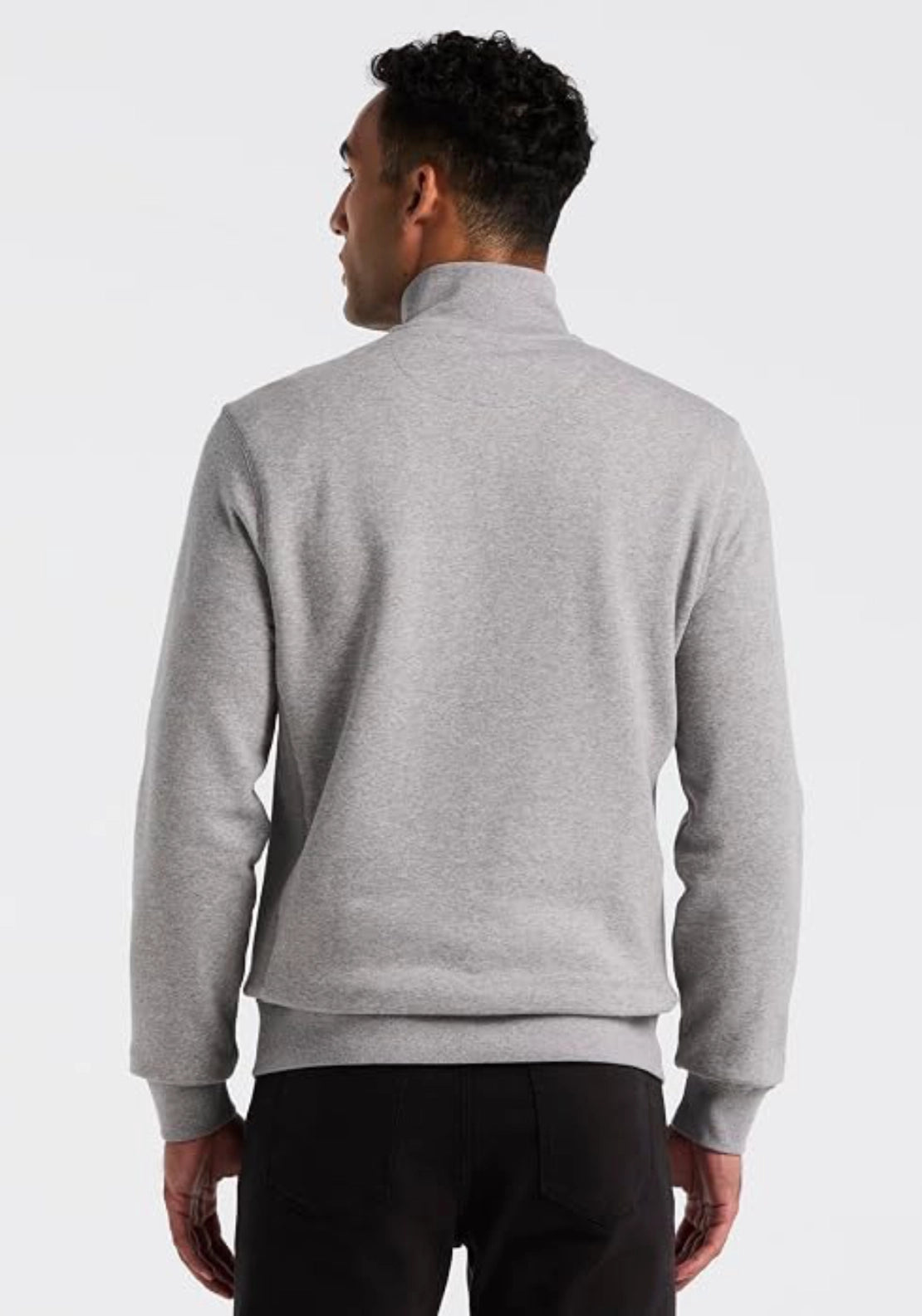 1/4 Zip Sweatshirt - Rain Heather
