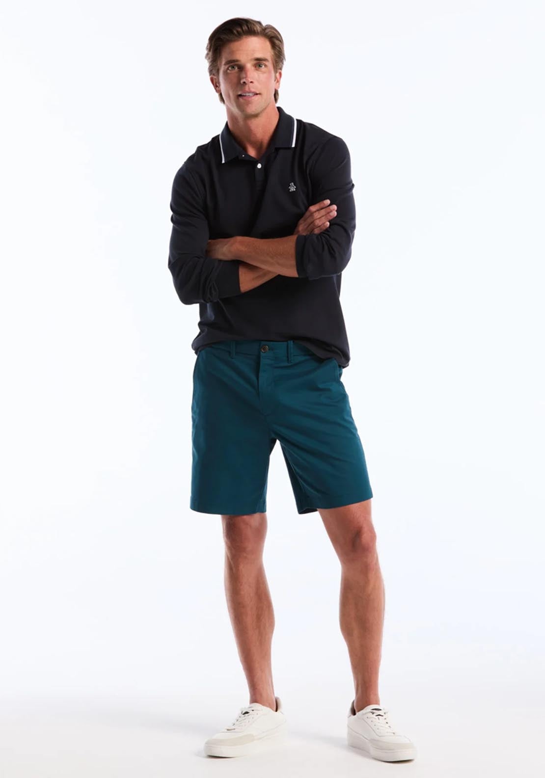 Penguin Original Tipped Pique Polo - Dark Sapphire 4 Shaws Department Stores