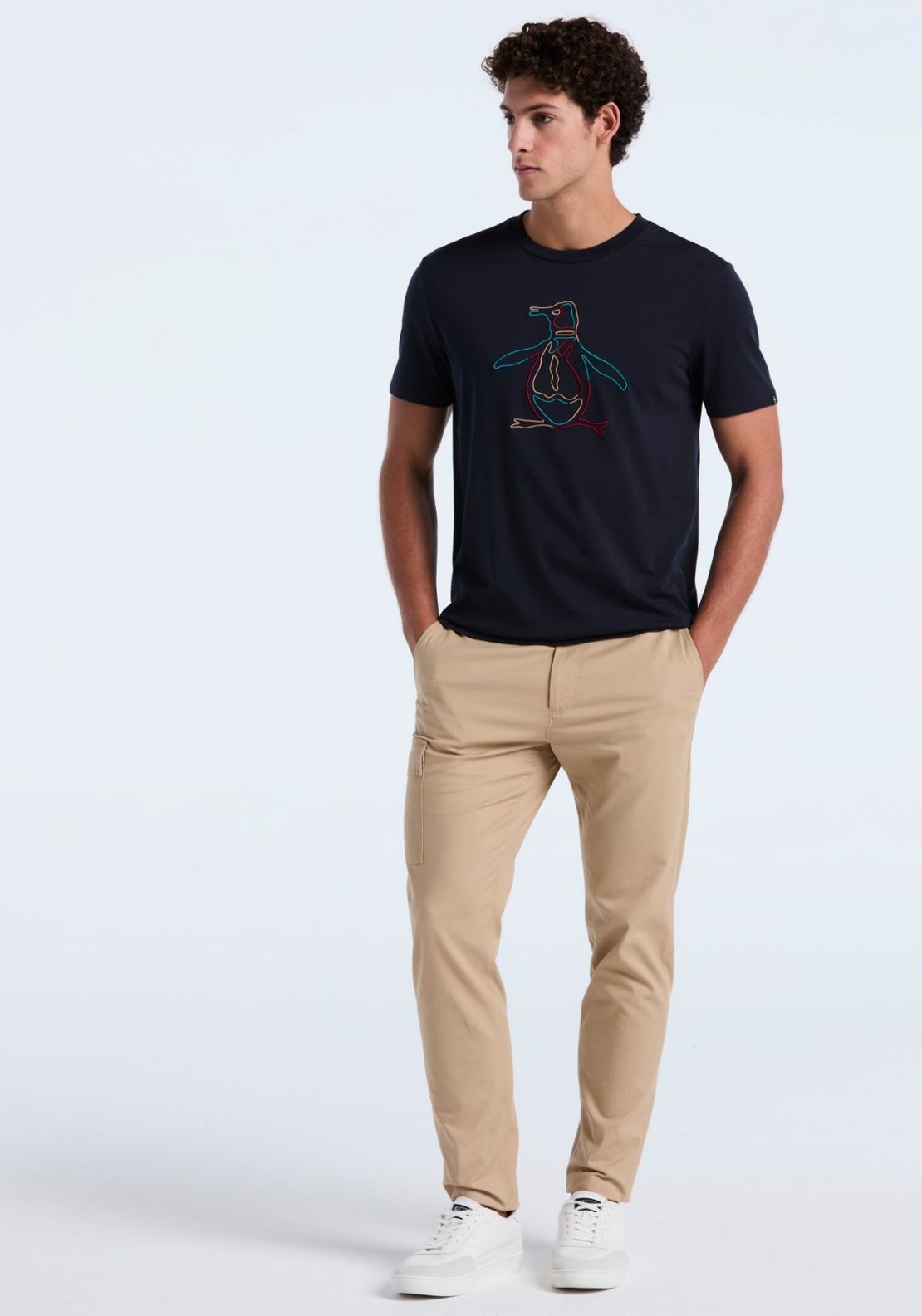 Original Slim Fit Outline Pete Graphic Tee - Dark Sapphire