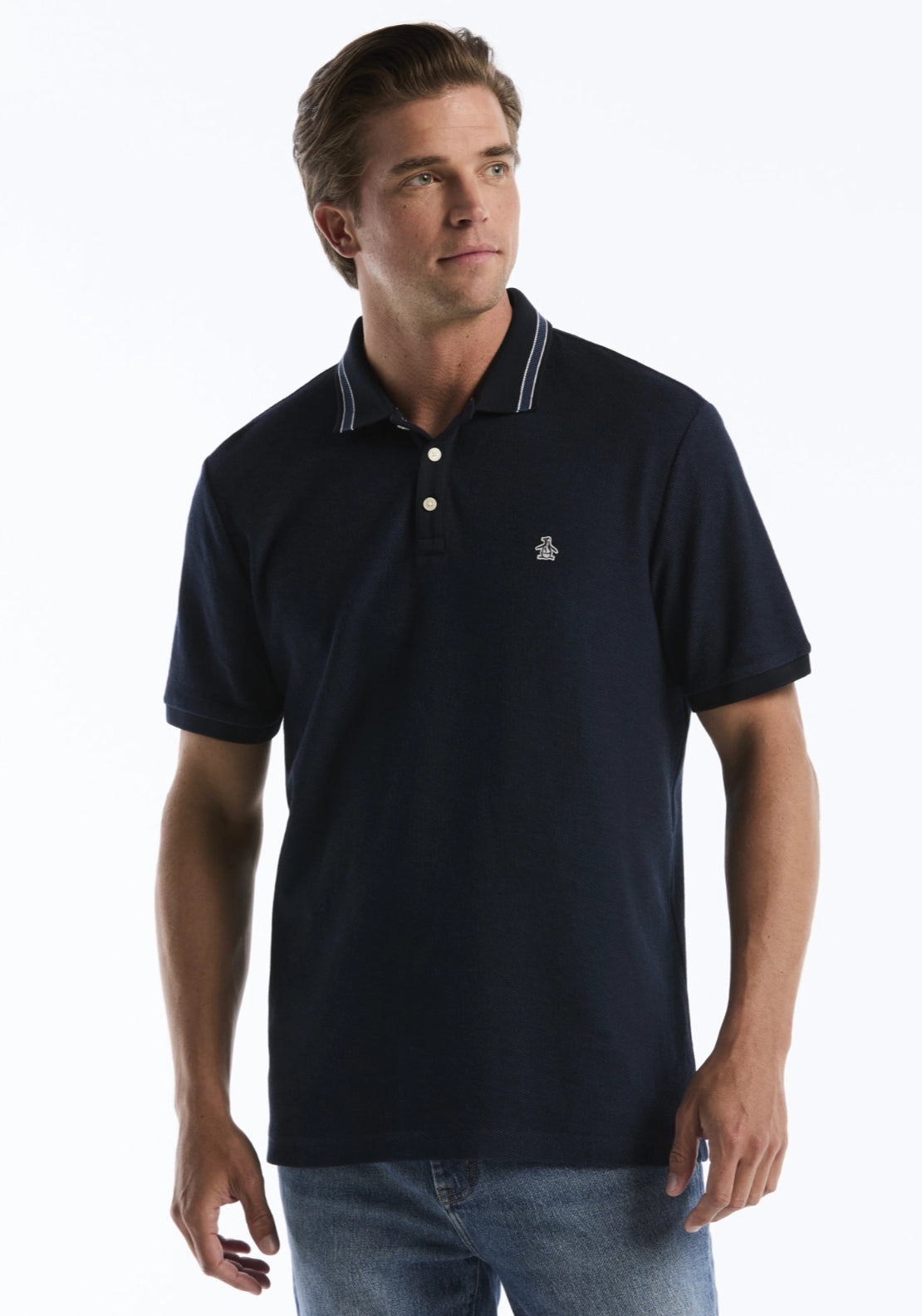 Short Sleeve Polo Shirt - Dark Sapphire