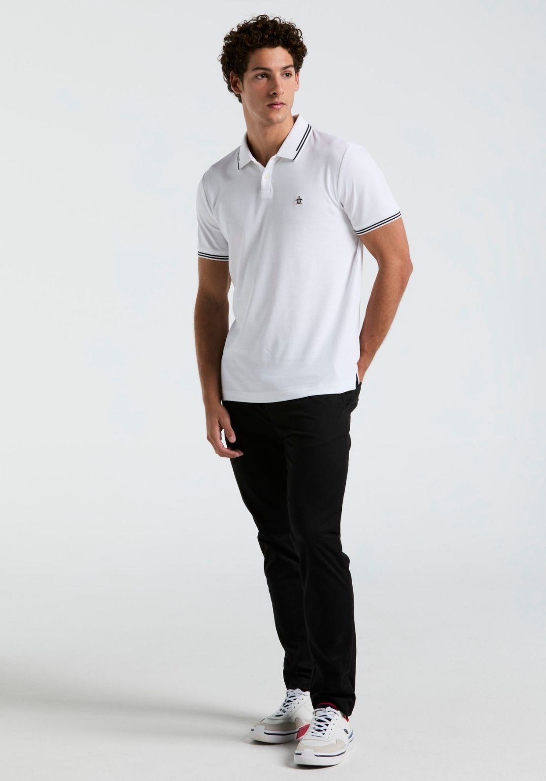 Original Slim Fit Organic Cotton Polo - White