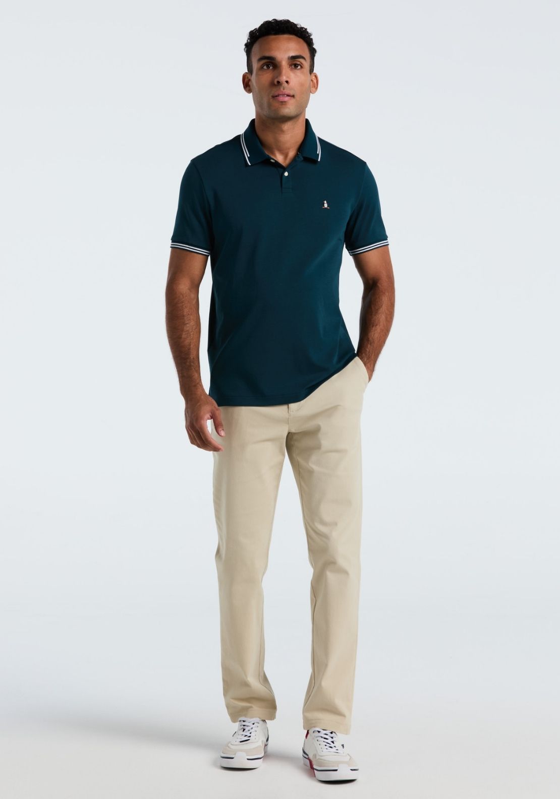Original Slim Fit Organic Cotton Polo - Reflecting Pond