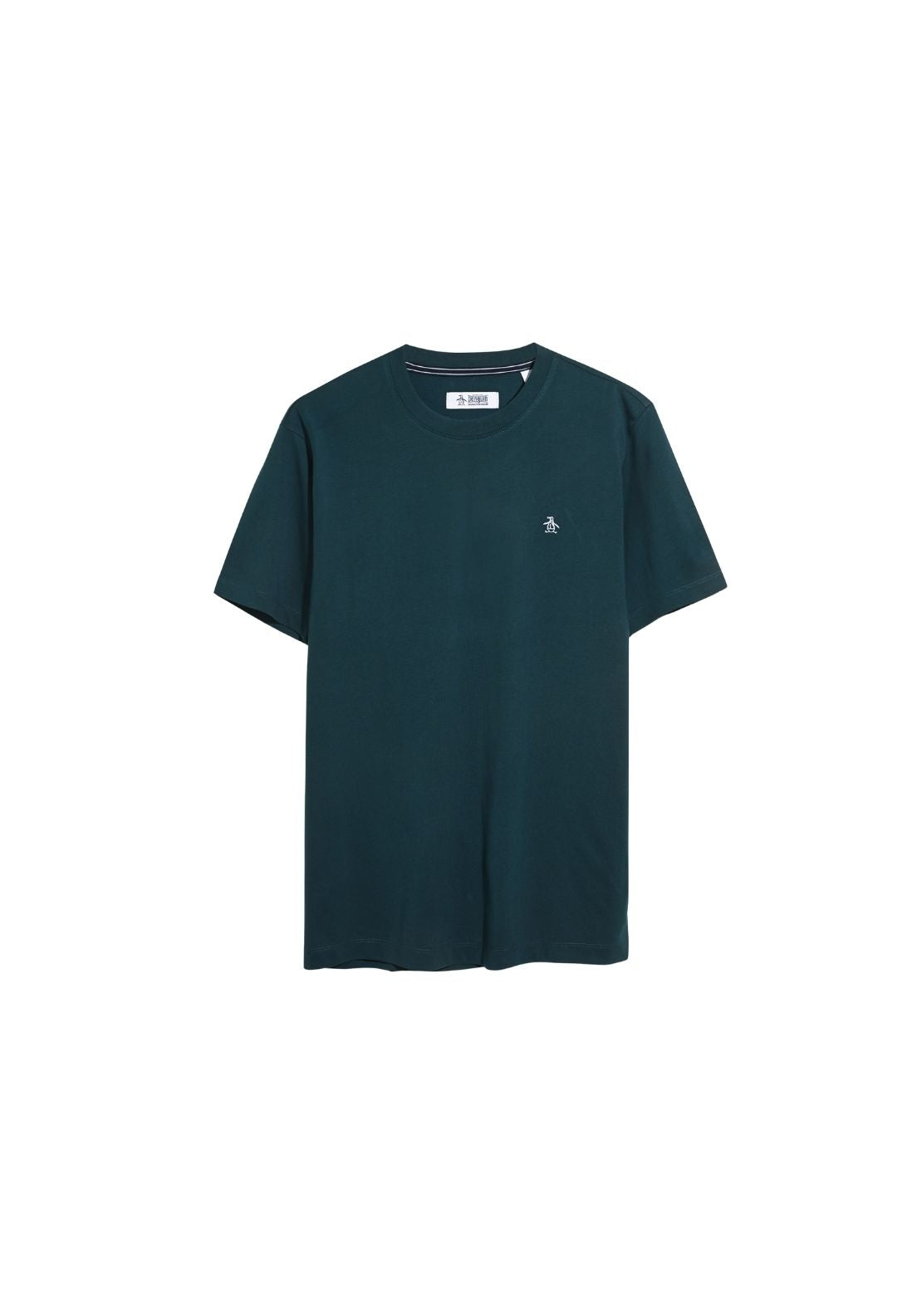 Penguin Original Pete Embroidered Crew Neck T-Shirt - Dark Sapphire 1 Shaws Department Stores