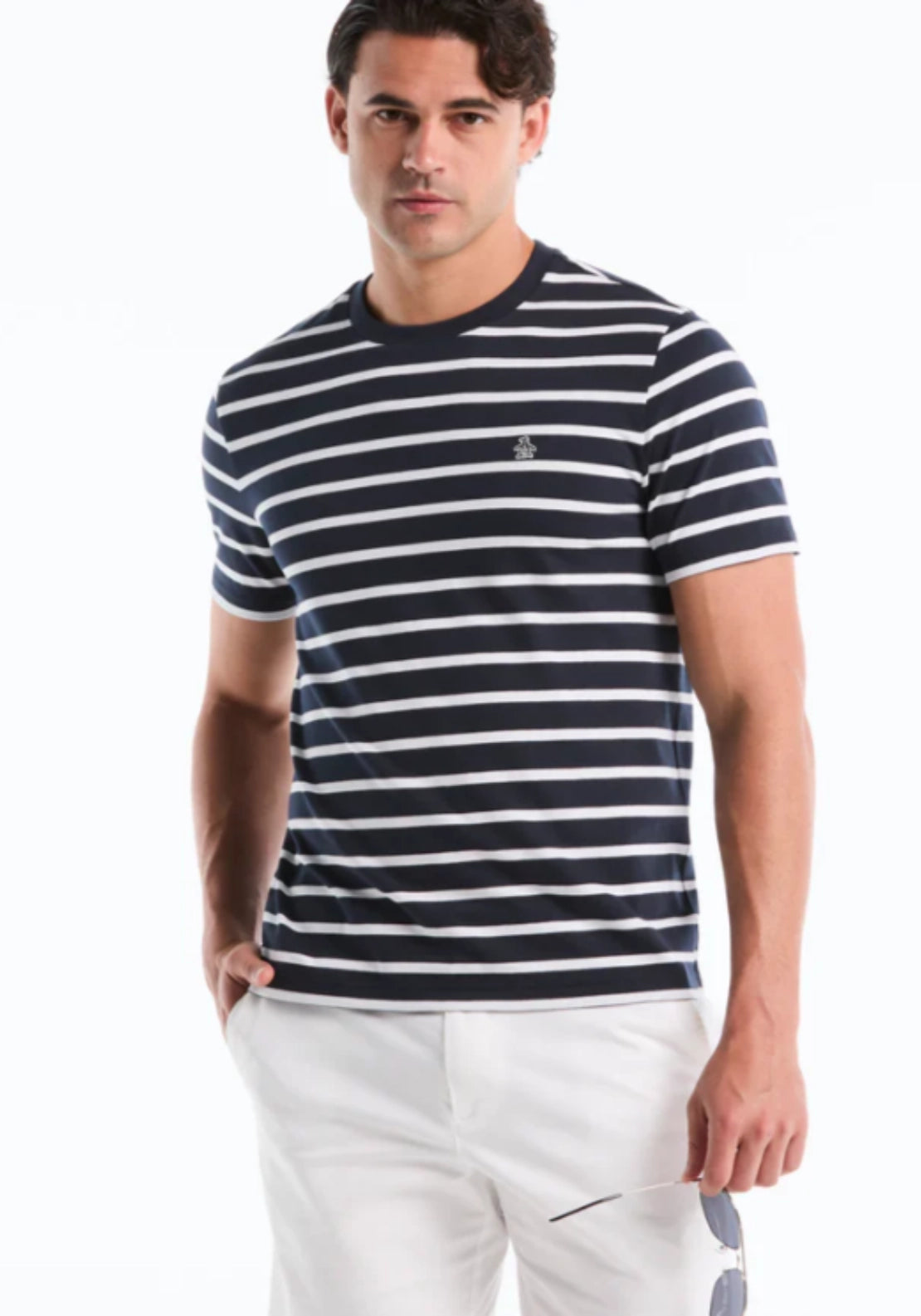 Stripe Tee Shirt - Dark Sapphire