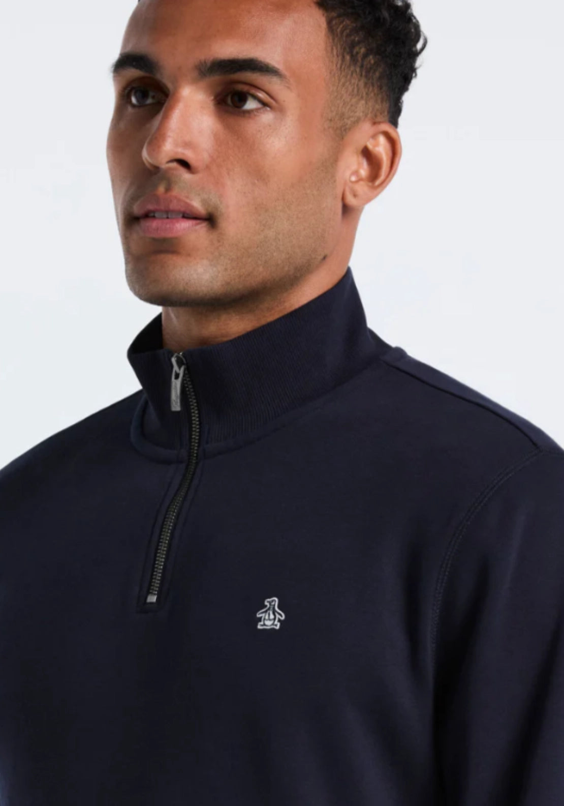 1/4 Zip Sweatshirt - Dark Sapphire