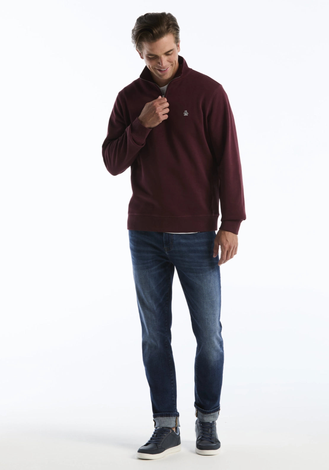 1/4 Zip Sweatshirt - Port Royale