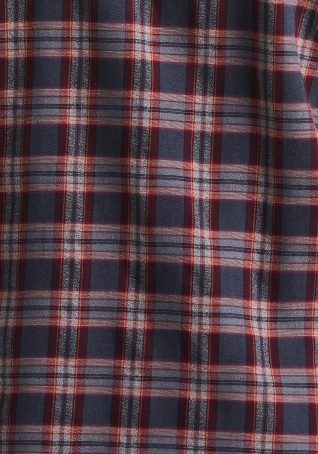 Long Sleeve Check Shirt - Dark Sapphire