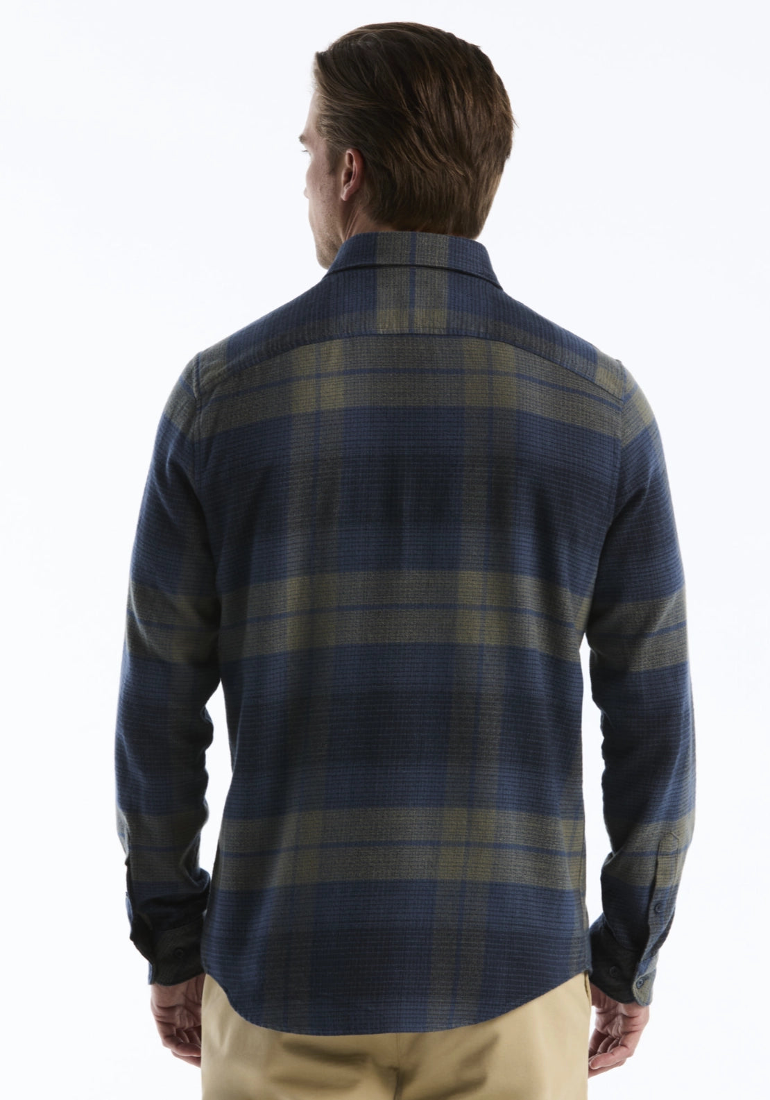 Long Sleeve Check Shirt - Sargasso Sea