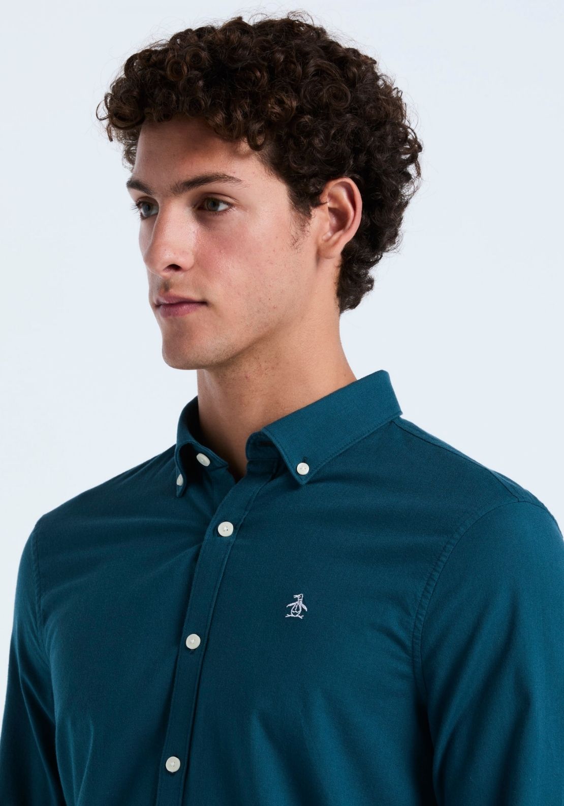 Original Slim Fit EcoVero™ Oxford Shirt - Reflecting Pond