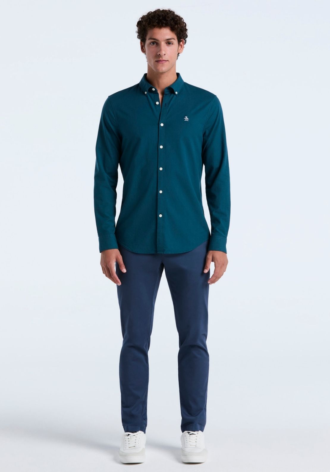Original Slim Fit EcoVero™ Oxford Shirt - Reflecting Pond