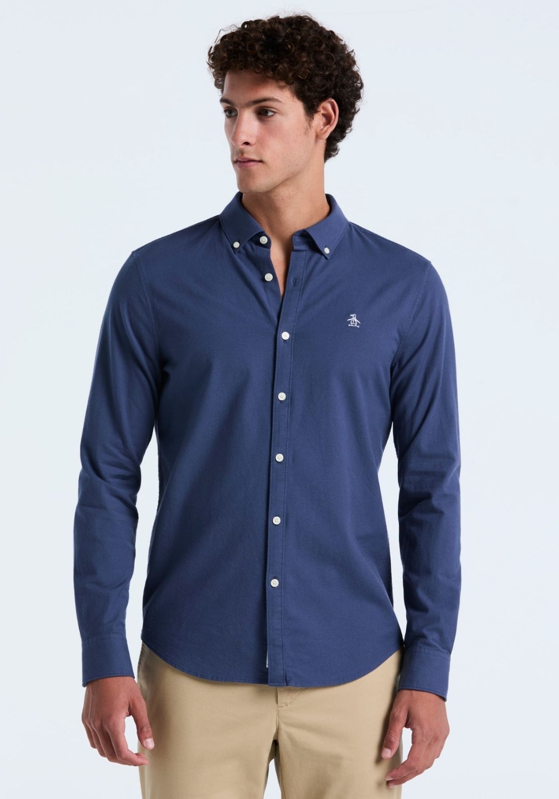 Original Slim Fit EcoVero™ Oxford Shirt - Sargasso Sea