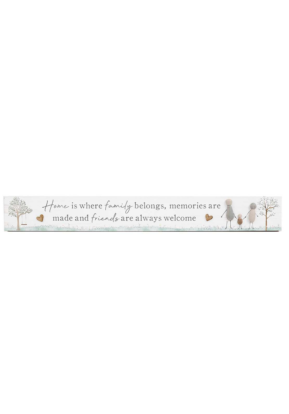 The Home Collection Pebble Family / Friends Plaque 1 Shaws Department Stores