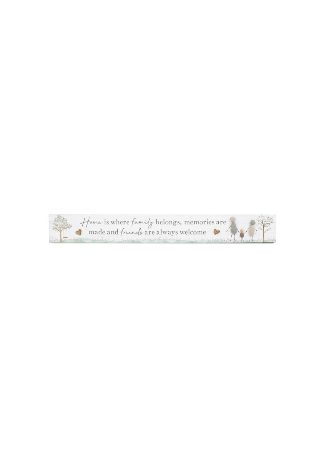 Pebble Family/Friends Plaque