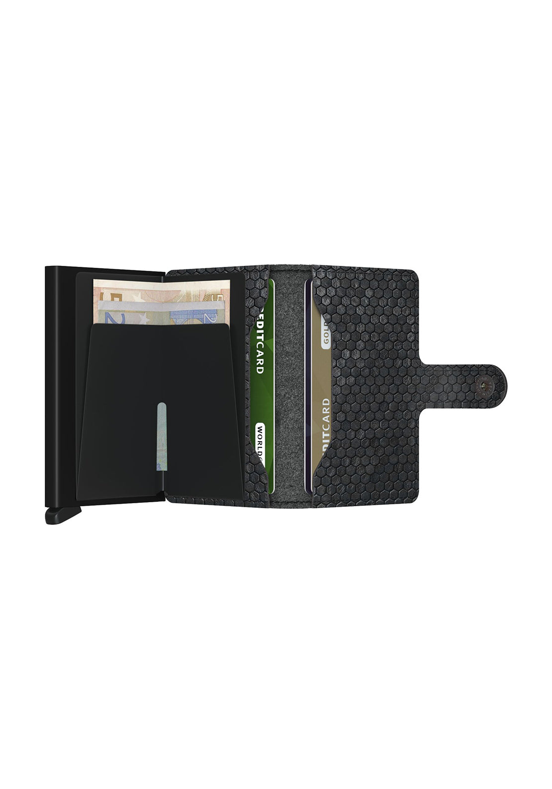 Secrid Mini Hexagon Wallet - Black 4 Shaws Department Stores