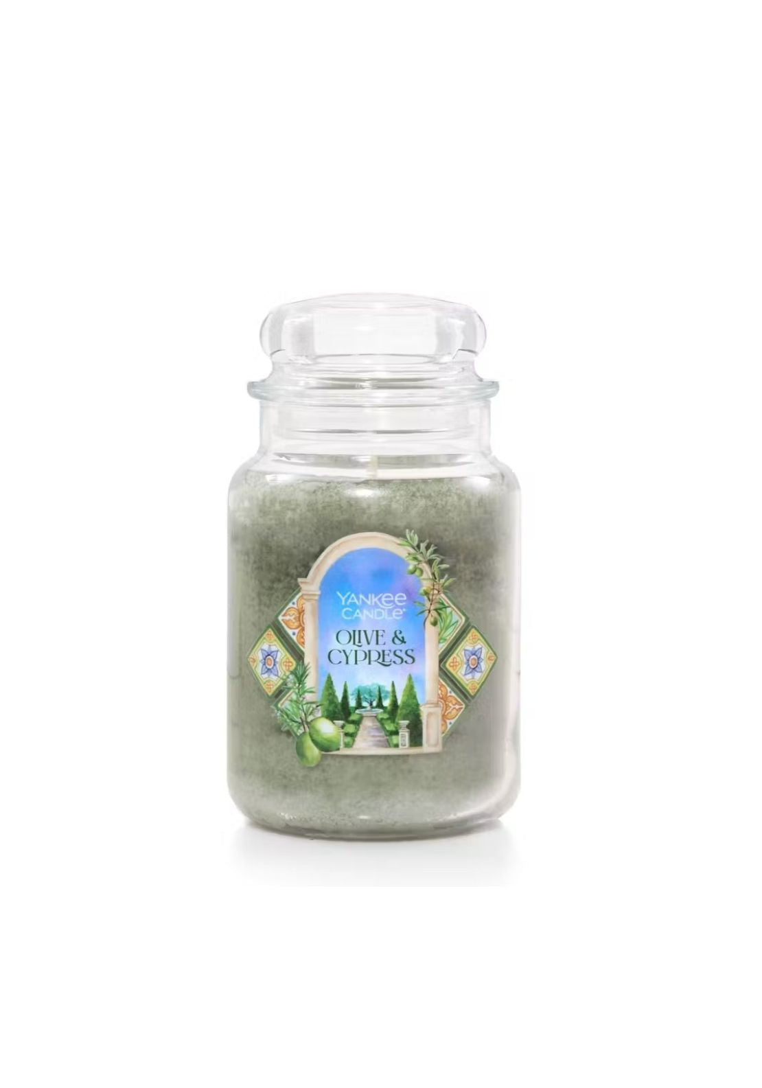 Yankee Candle Signature Large Jar Candle - Olive & Cyprus 1 Shaws Department Stores