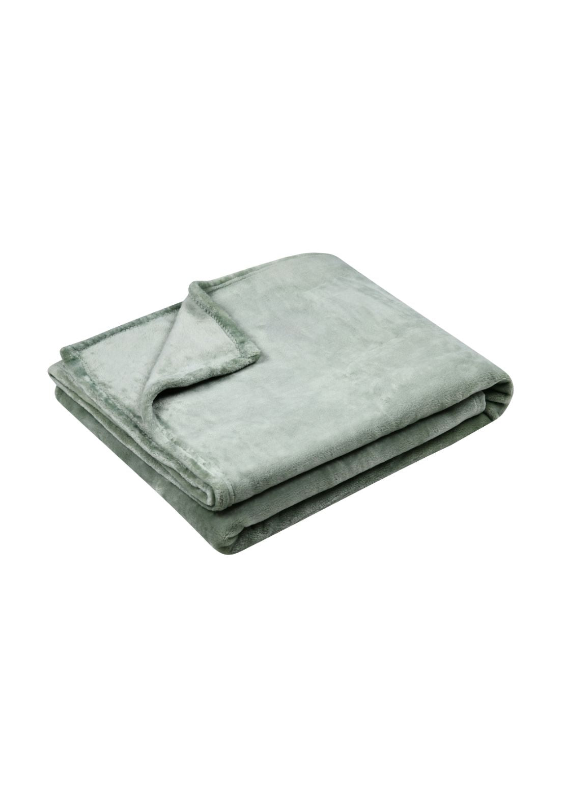 The Home Collection Throw - Green 1 Shaws Department Stores
