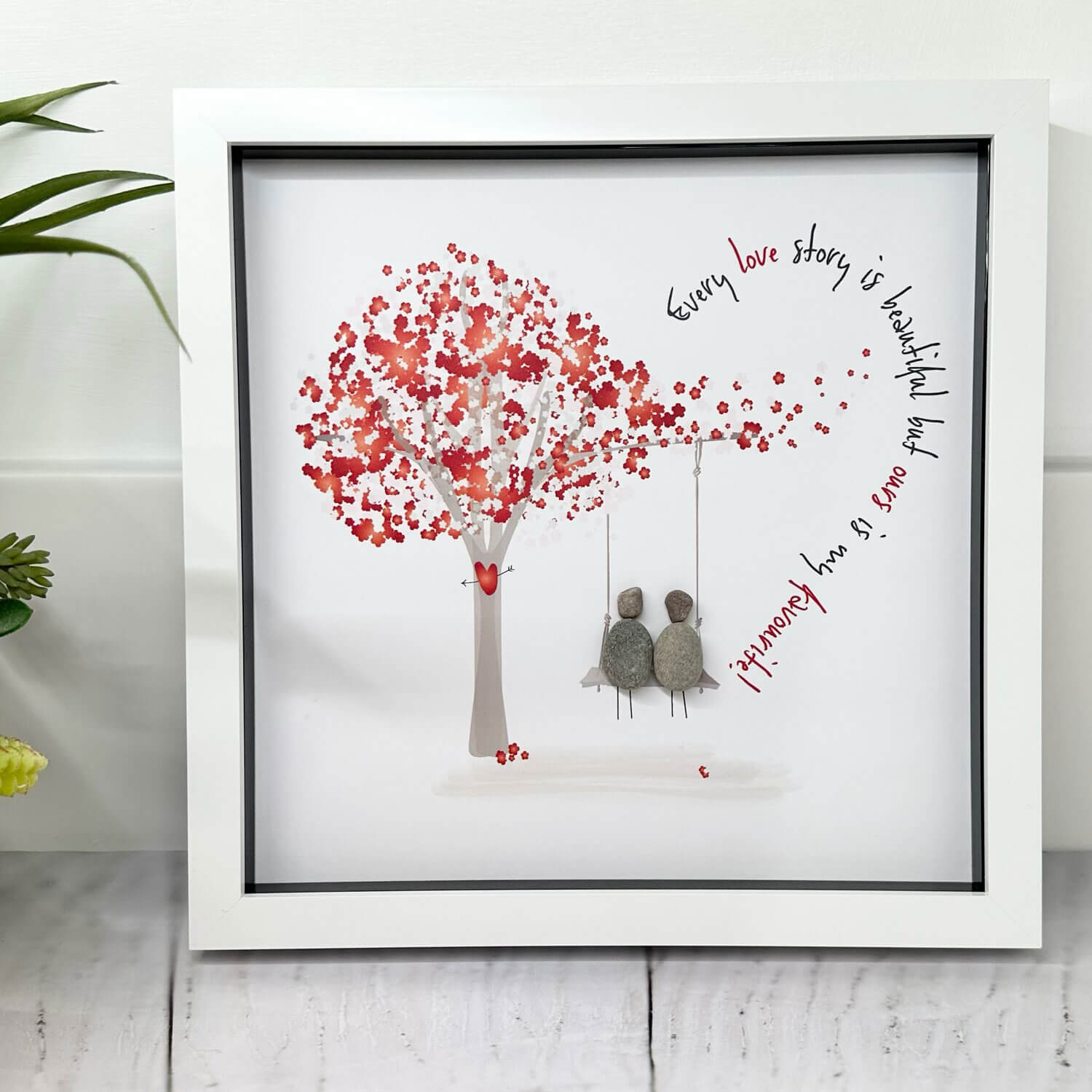 La De Da Red Love Tree Every Love Story Pebble Picture 1 Shaws Department Stores