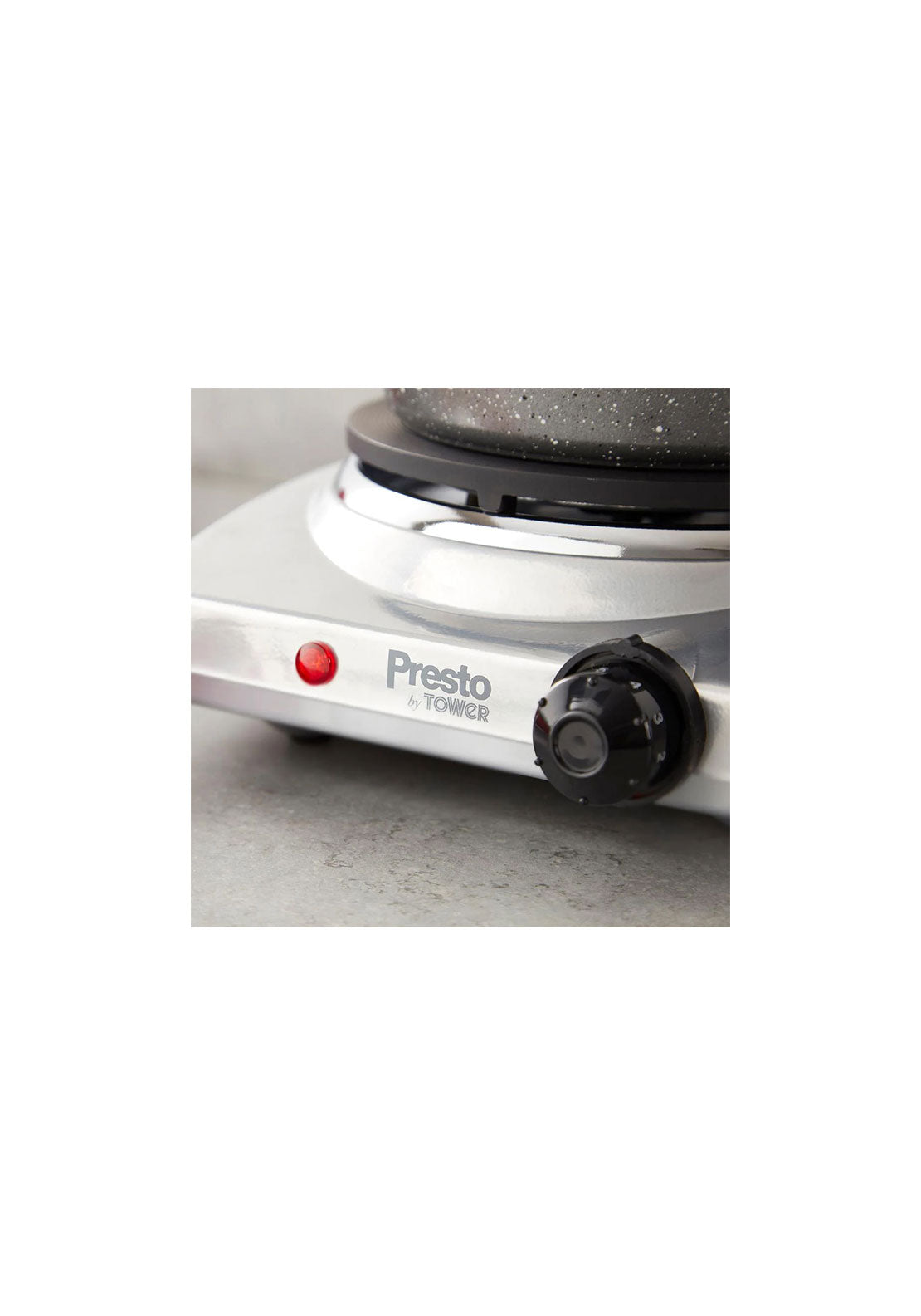 Tower Tower Presto 1400W Stainless Steel Hob | PT15003 4 Shaws Department Stores