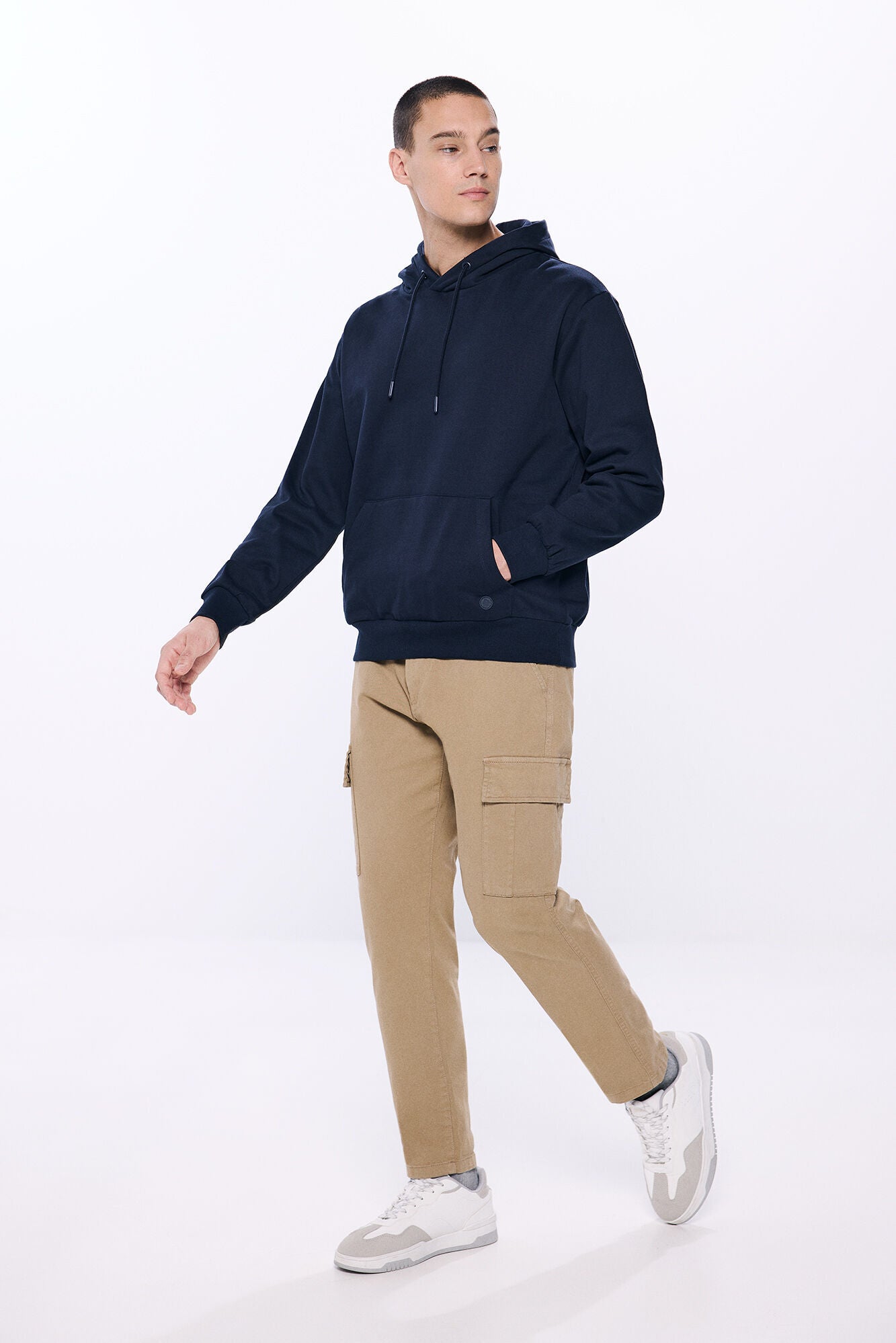 Essential Hoodie Blue – Shaws - Main Image
