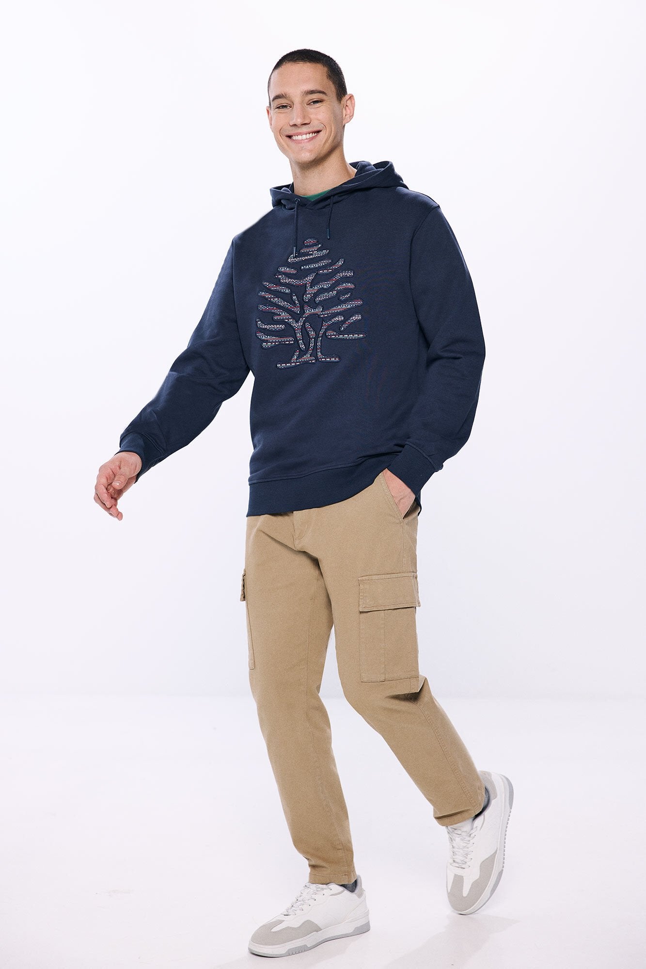 Springfield Tree Hoodie - Blue 2 Shaws Department Stores