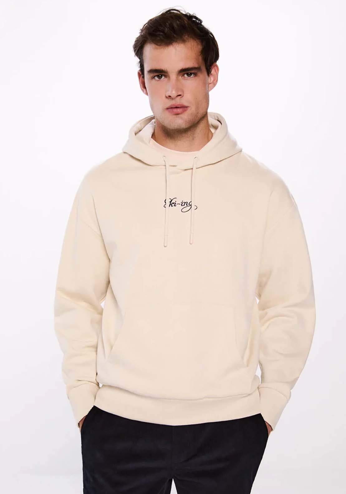 Springfield Ski-Ing Hood Sweatshirt - White 1 Shaws Department Stores