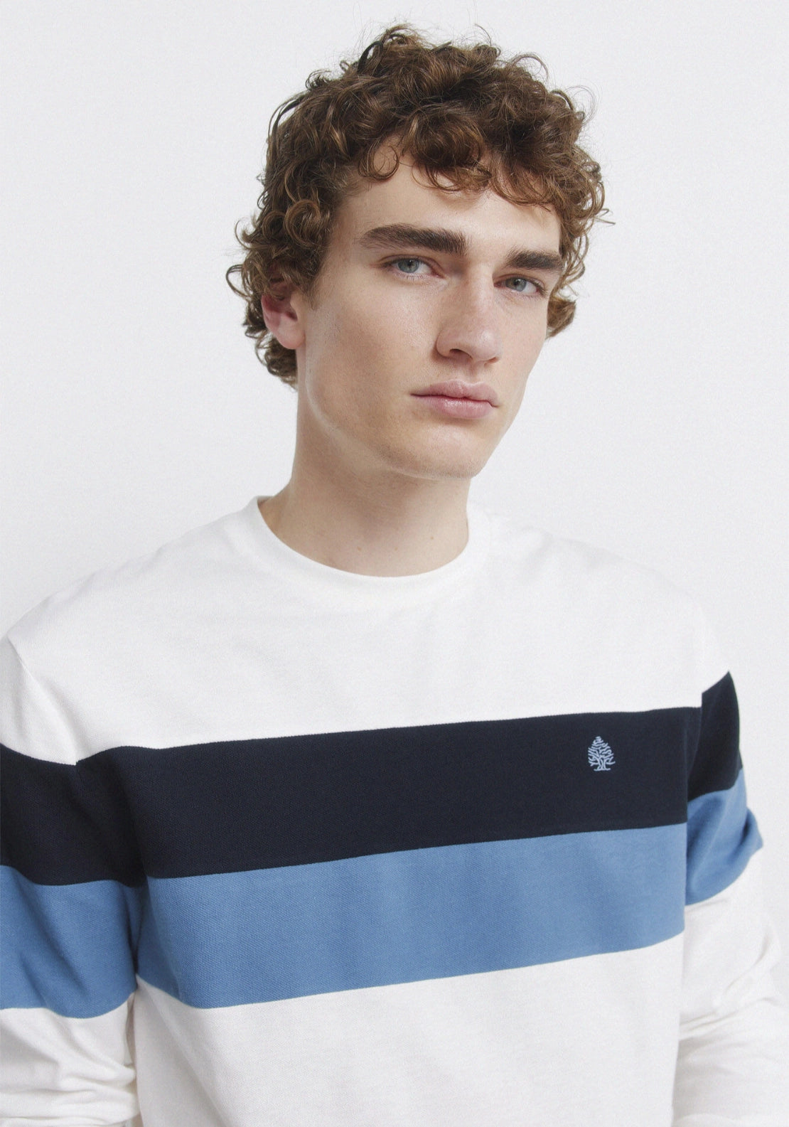 100% Cotton Long Sleeve Pique T-Shirt - White