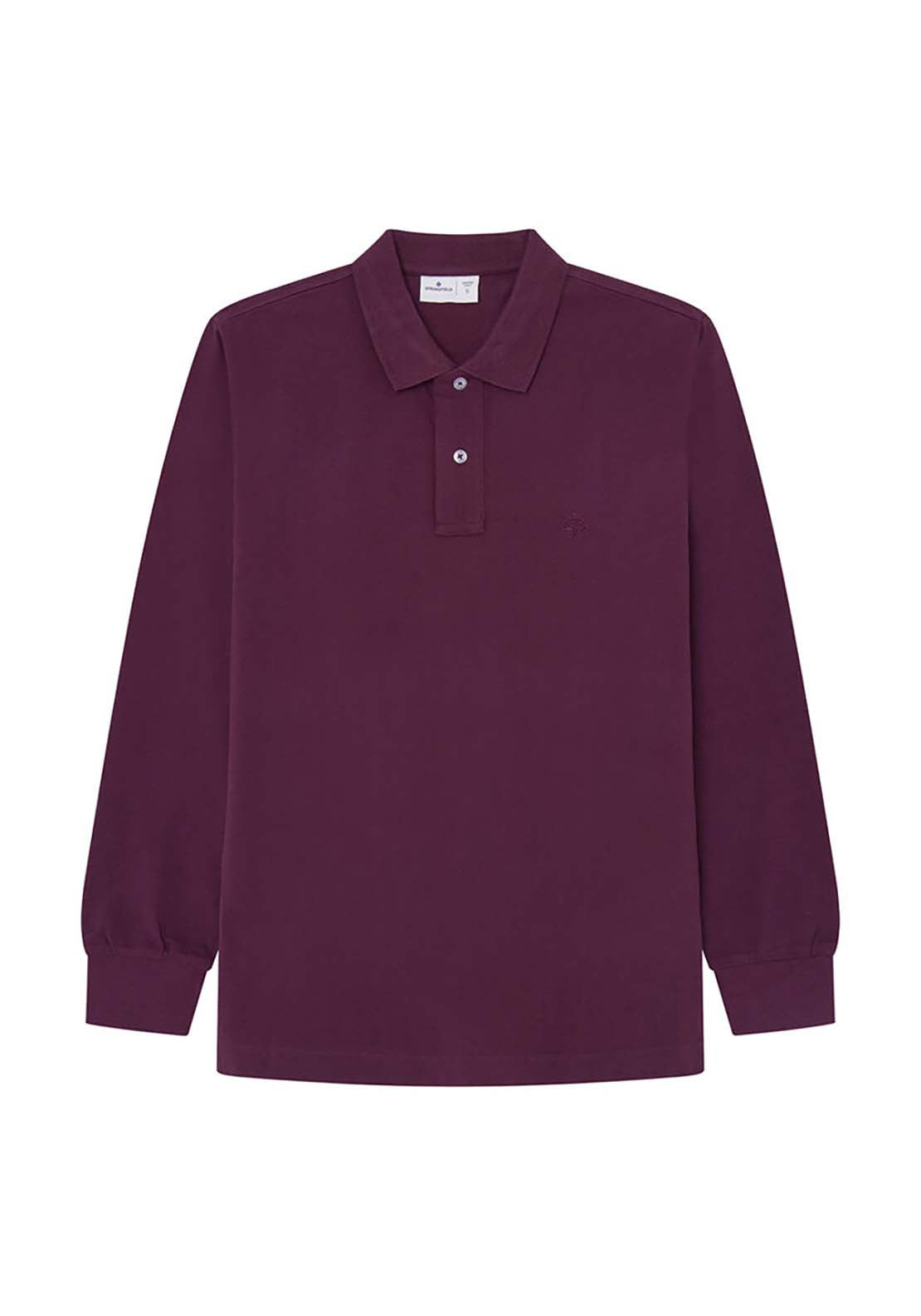 Springfield Essential long-sleeved piqué polo shirt 4 Shaws Department Stores
