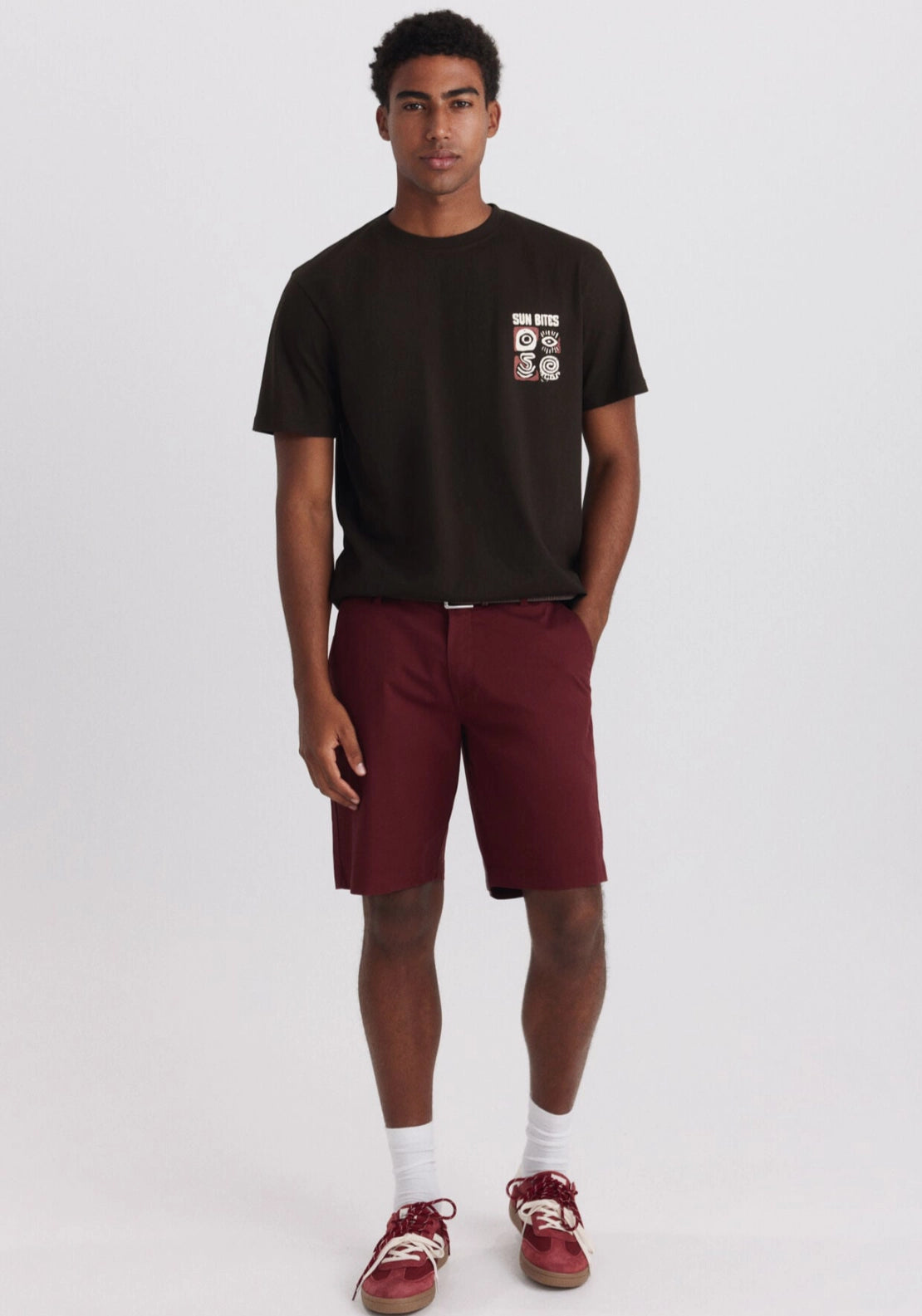 Sun Bites Graphic Tee - Brown