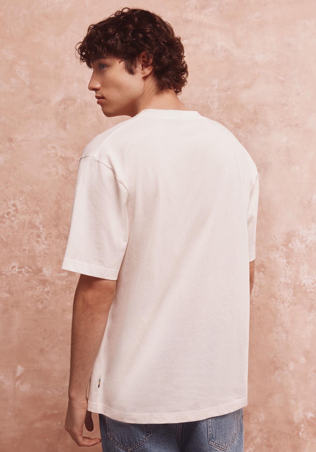 Springfield Skull Mex Grey T-shirt - White 2 Shaws Department Stores