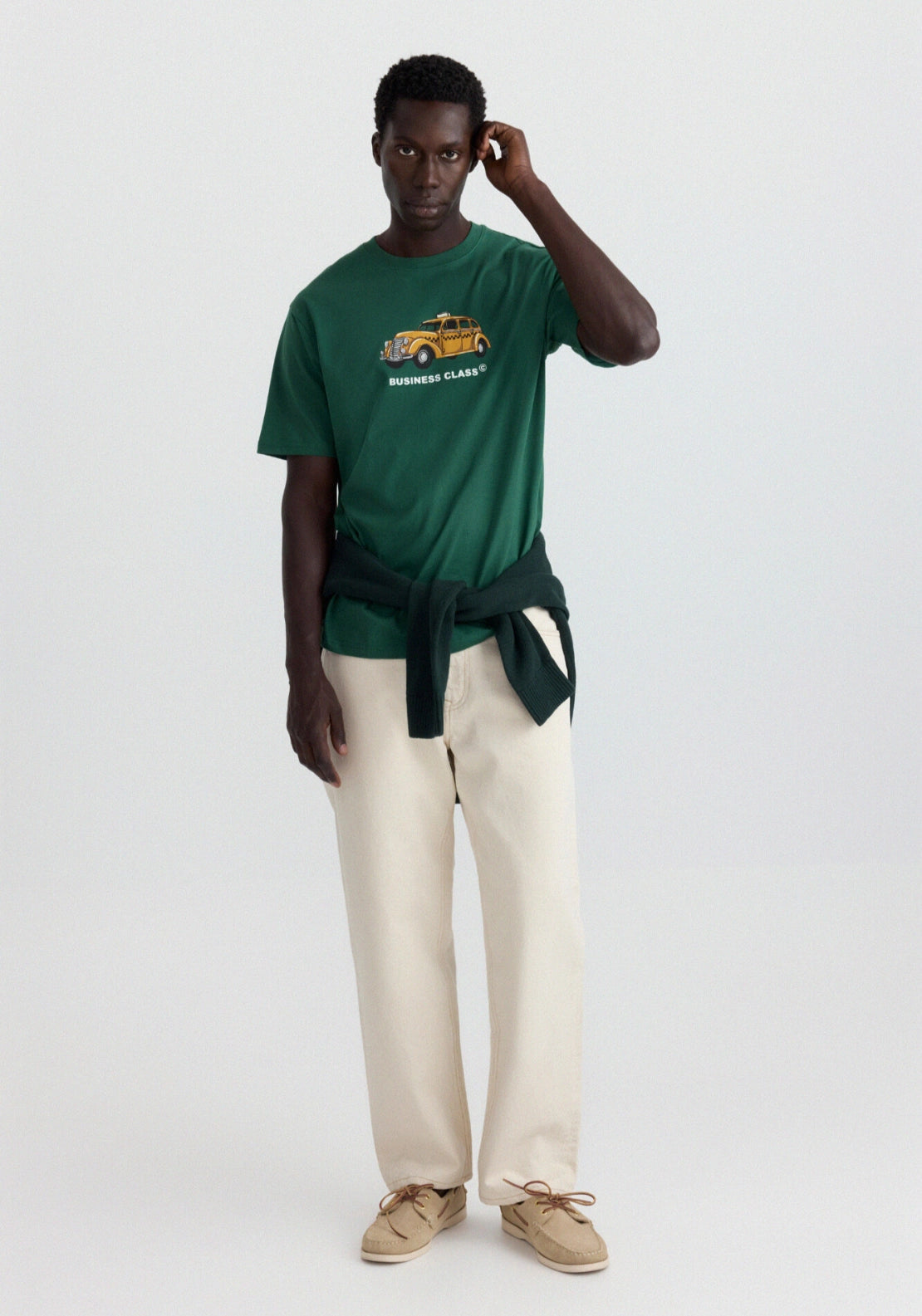 Taxi Graphic T-Shirt - Green